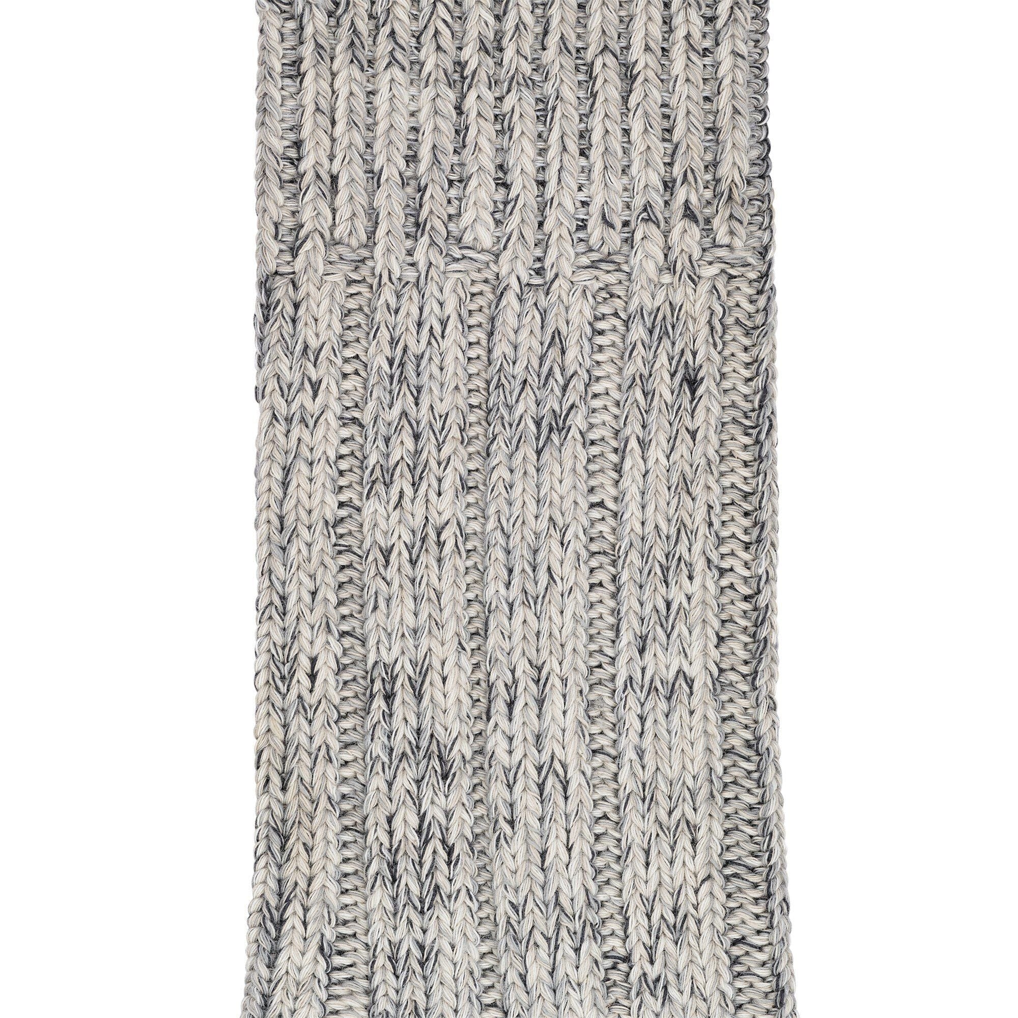 Naples Midnight & Cotton Twist Light Gray Sock