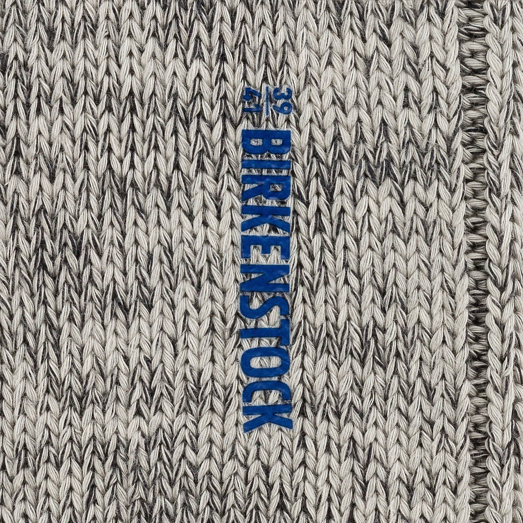 Naples Midnight & Cotton Twist Light Gray Sock