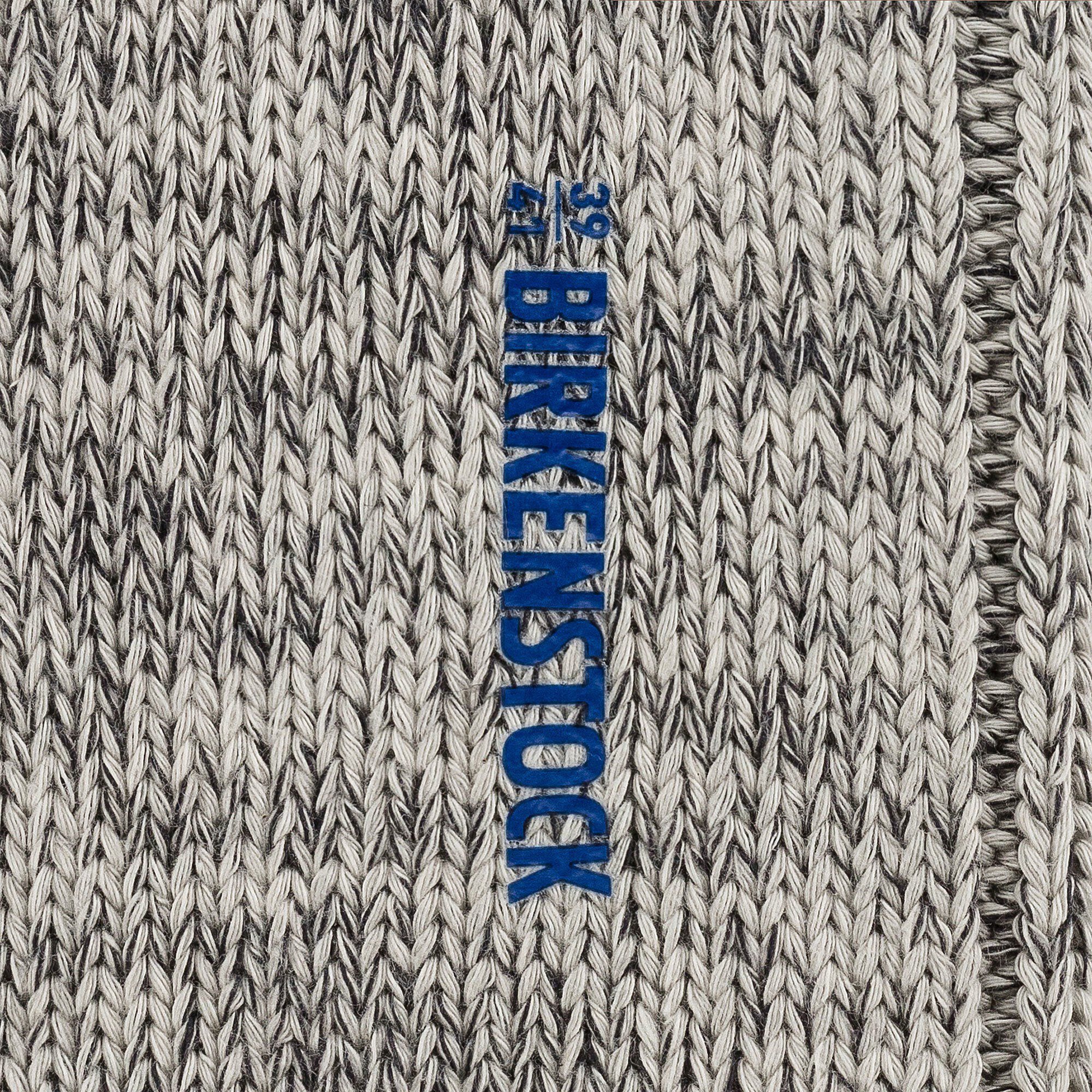 Naples Midnight & Cotton Twist Light Gray Sock
