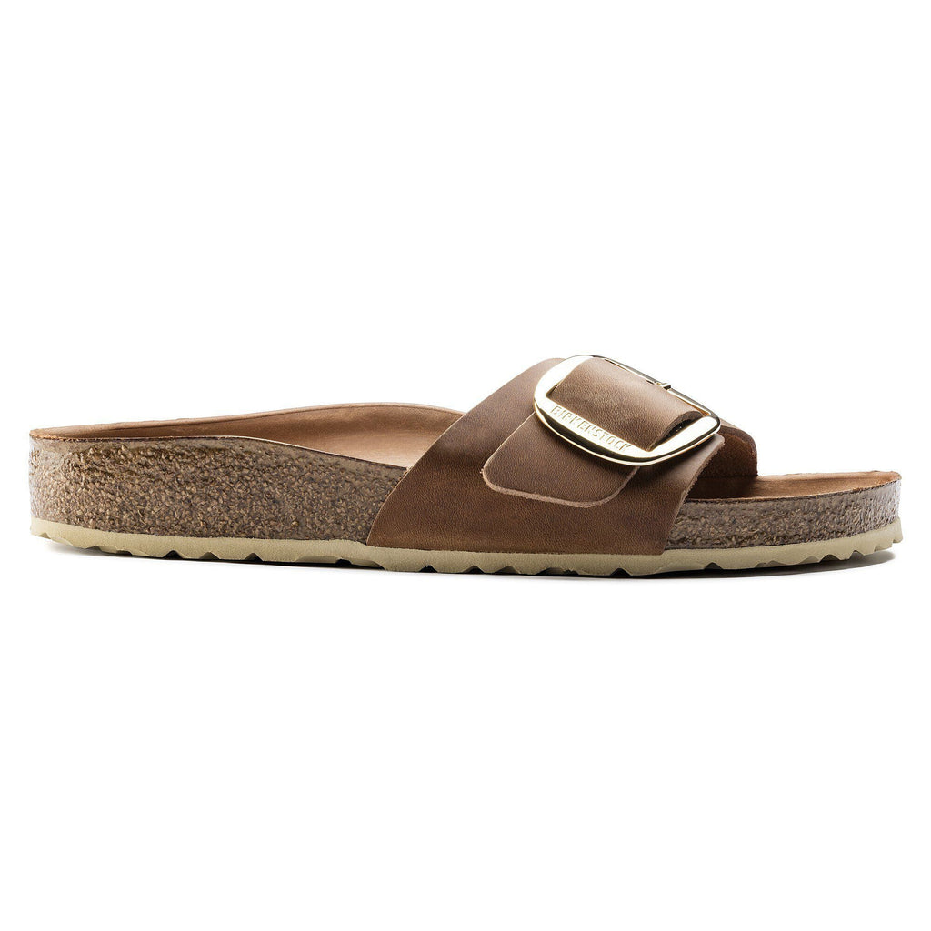 Madrid Big Buckle Natural Leather Oiled