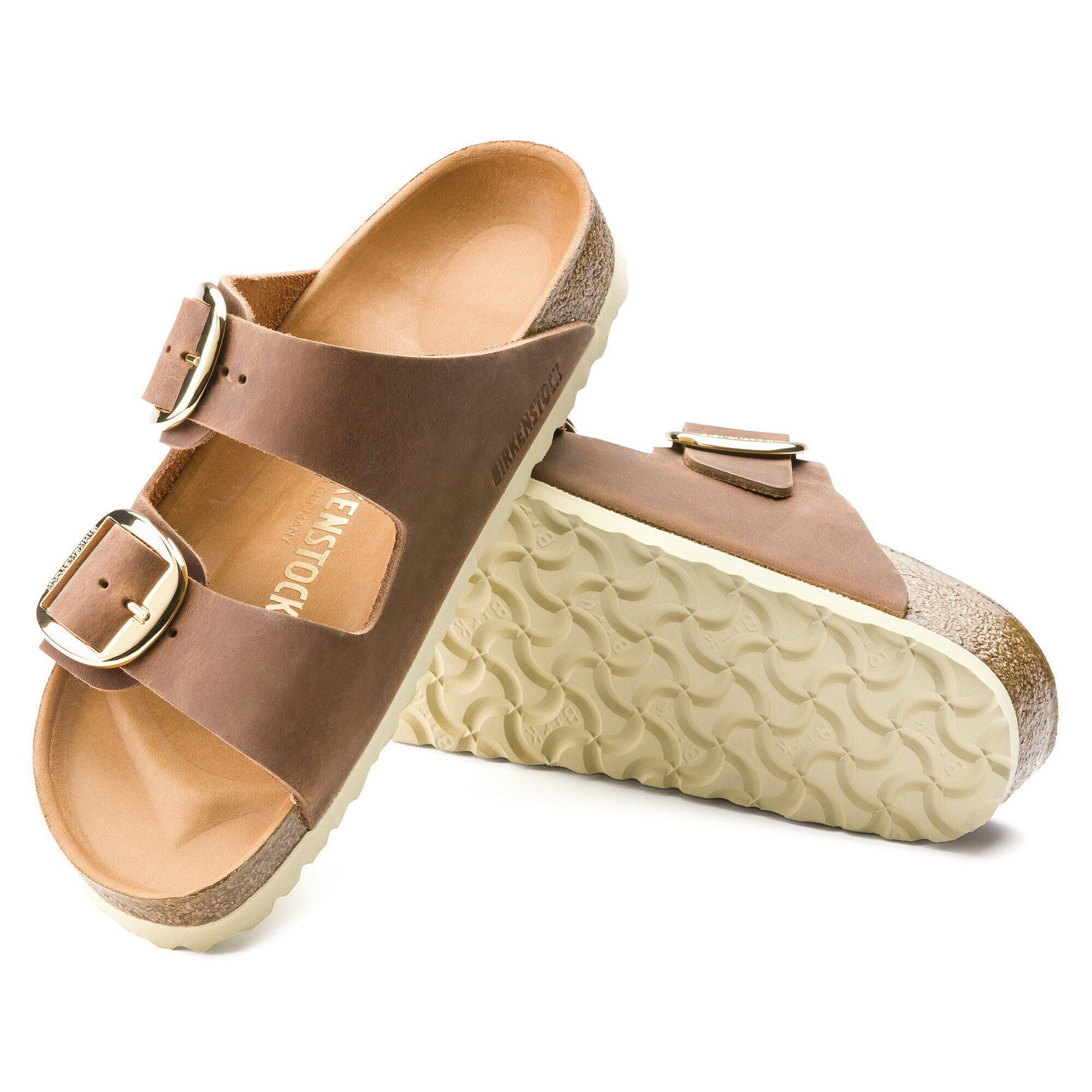 Arizona Big Buckle Natural Leather Oiled