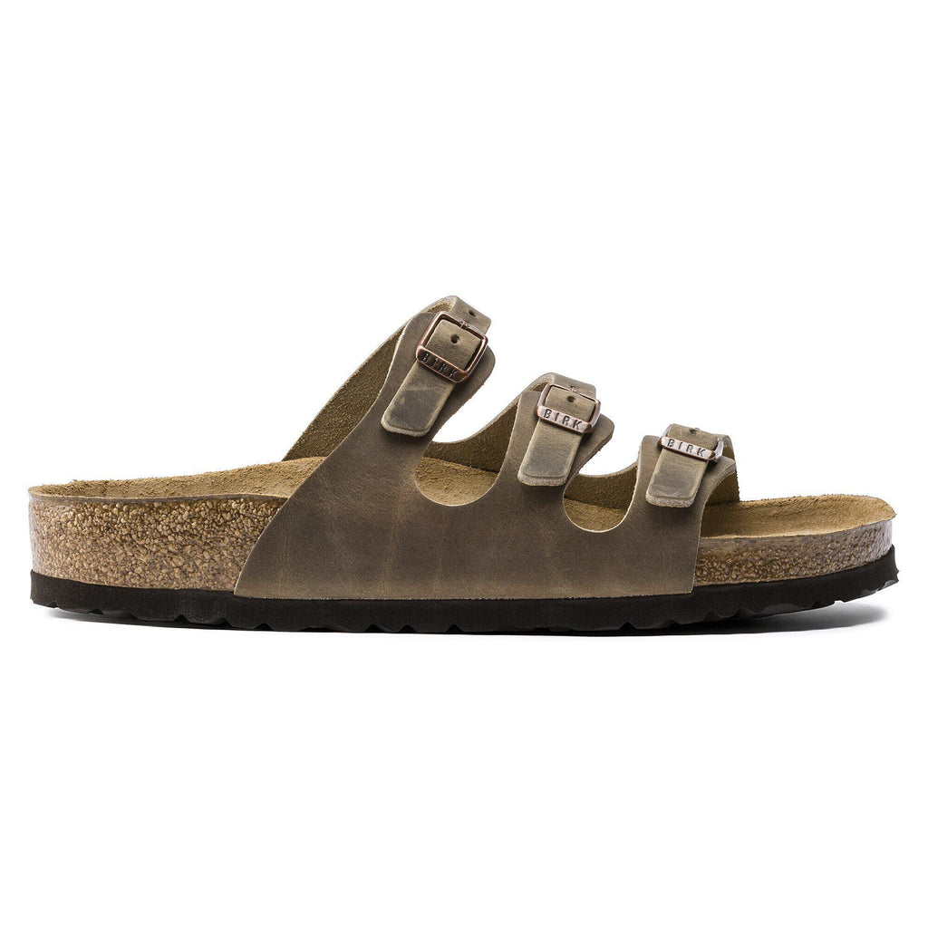 Florida Soft Footbed Oiled Leather Tobacco Brown