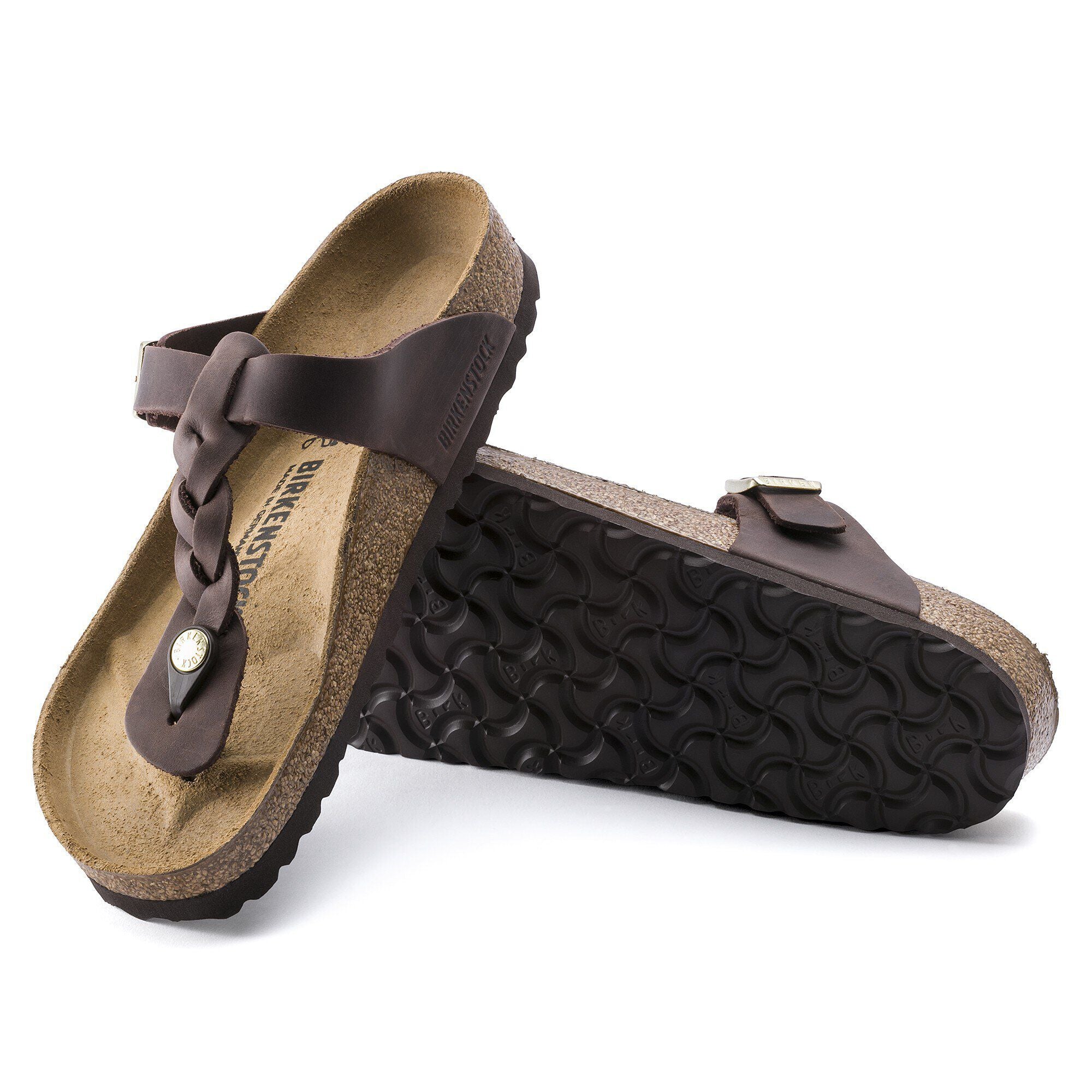 Gizeh Braided Natural Leather Oiled