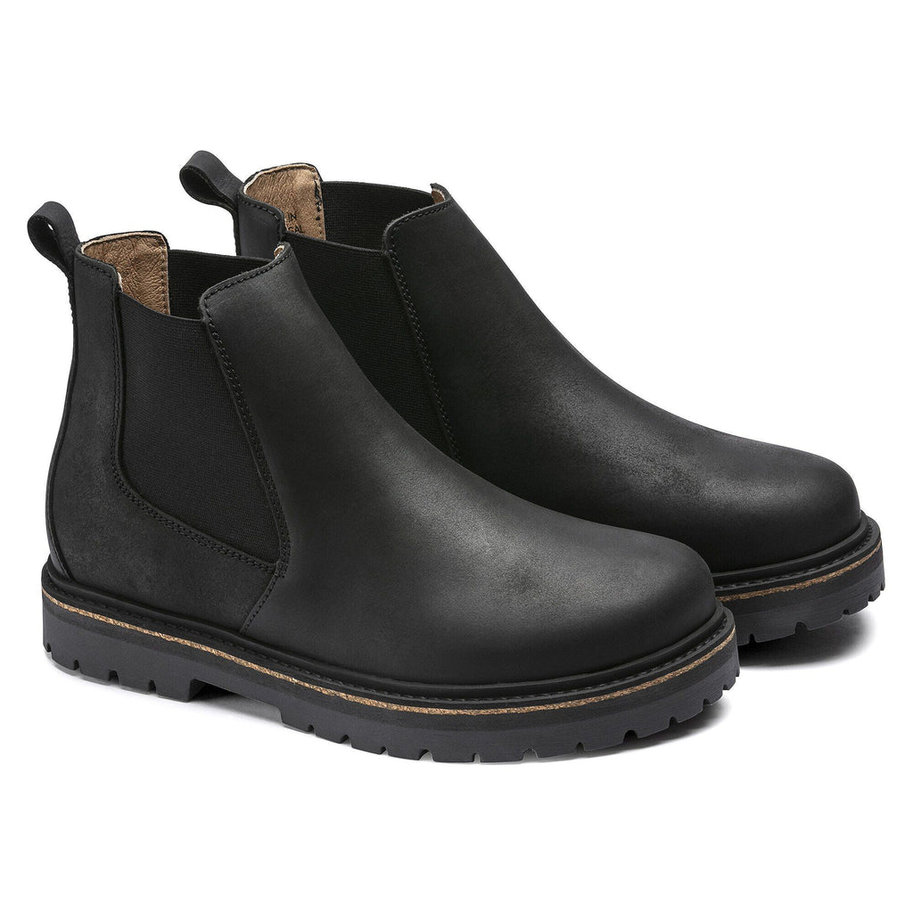 Stalon Nubuck Leather Black