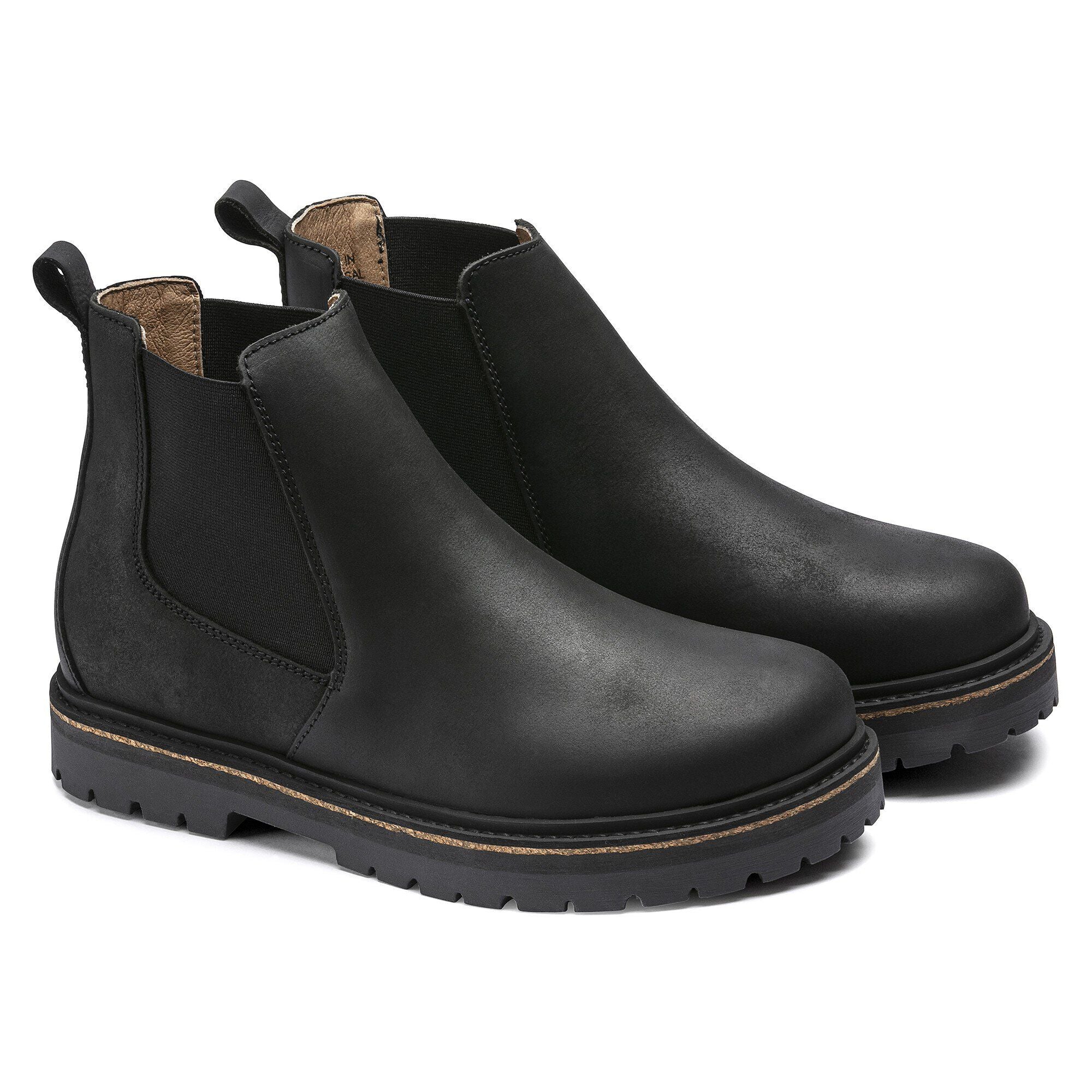Stalon Nubuck Leather Black