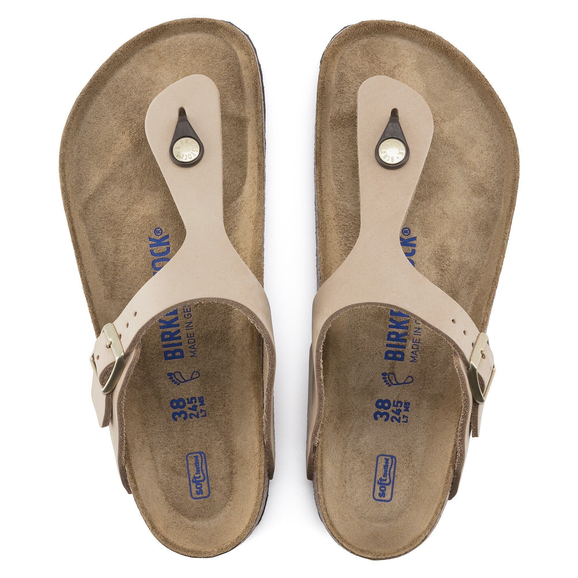 Gizeh Soft Footbed Nubuck Leather