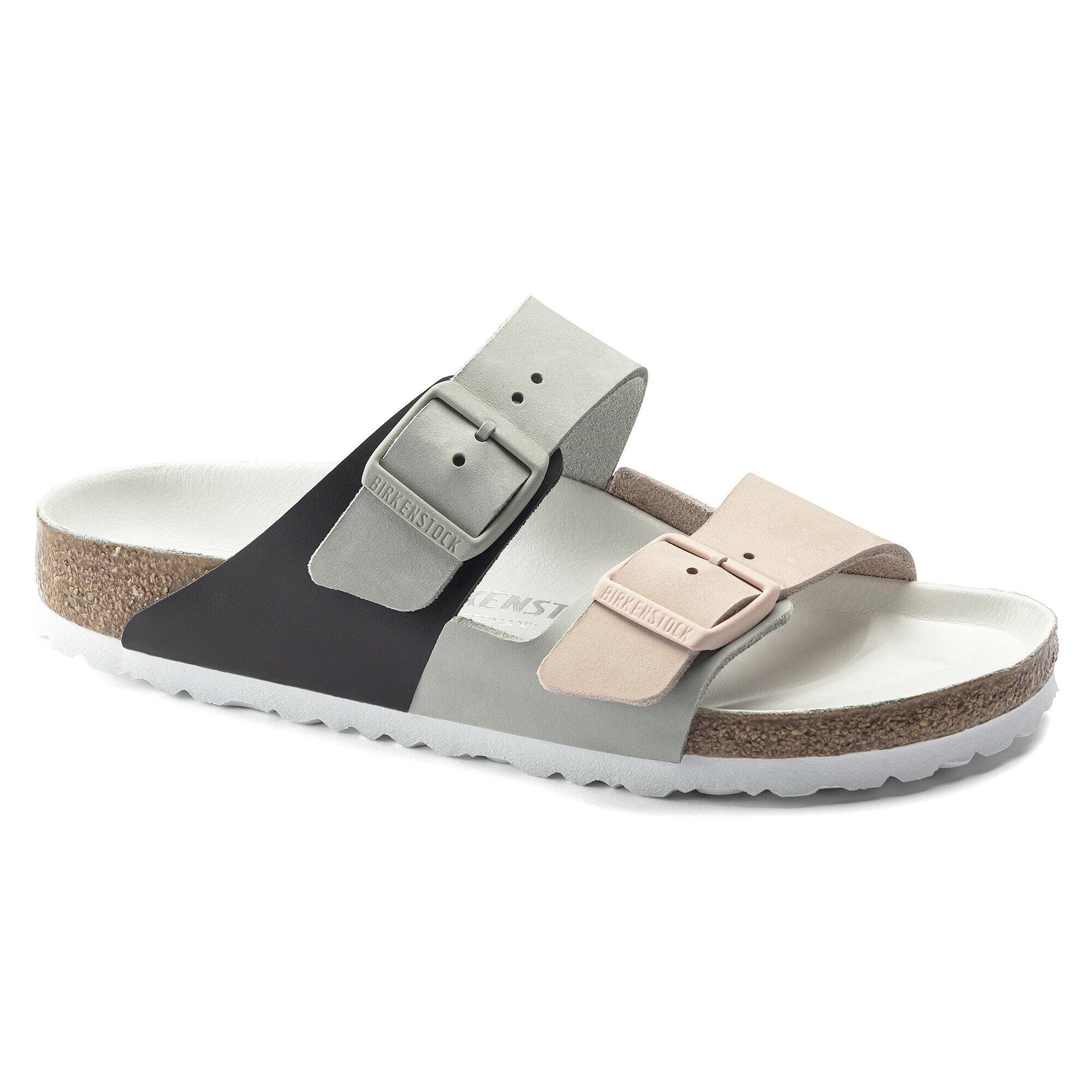 Arizona Split Nubuck Leather Mineral/Light Rose