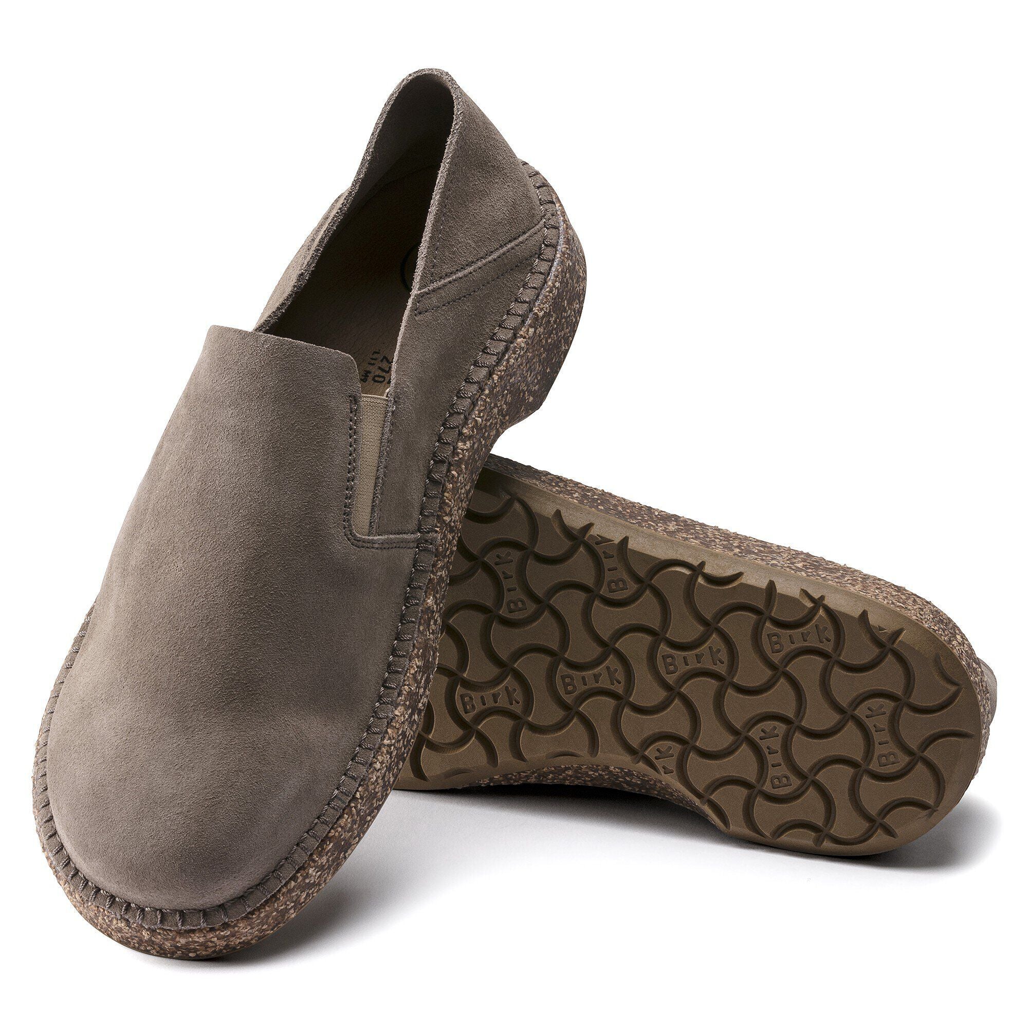 Callan Suede Leather Gray Taupe
