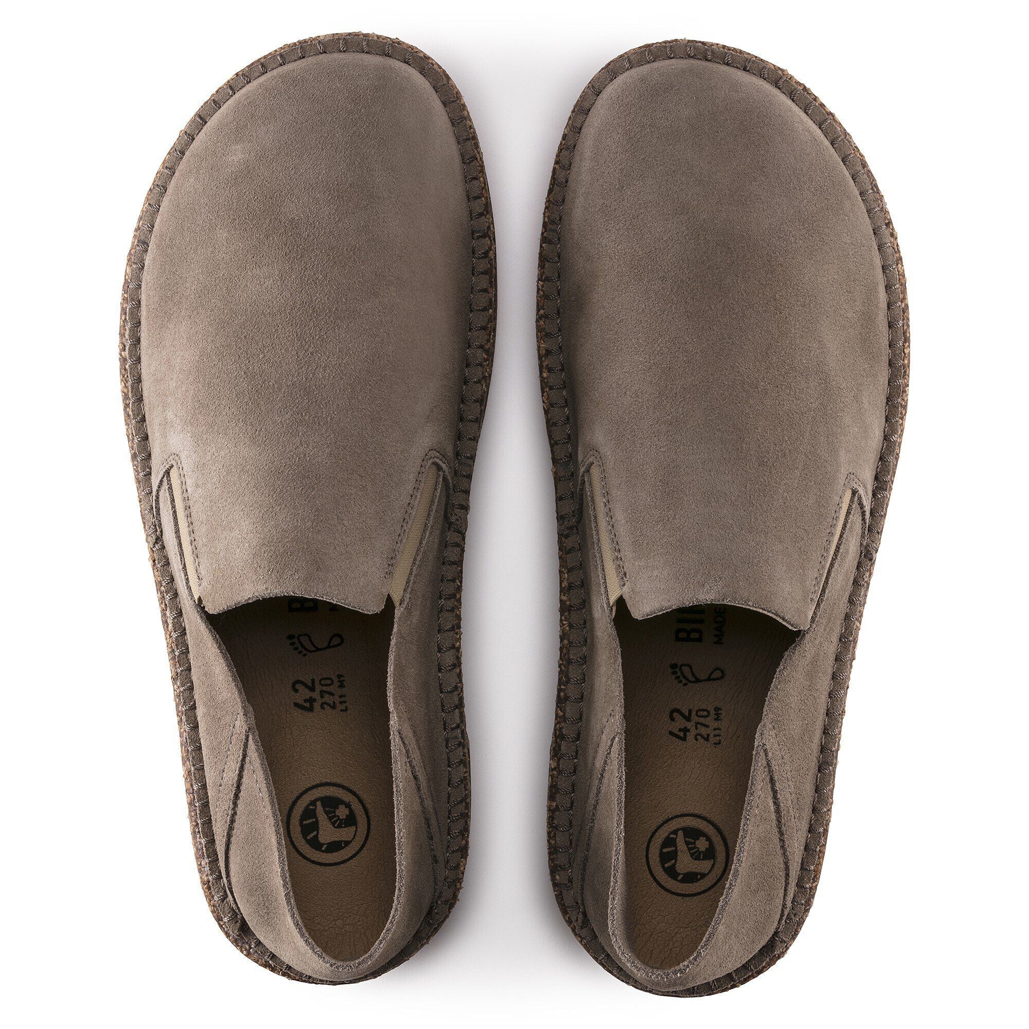 Callan Suede Leather Gray Taupe