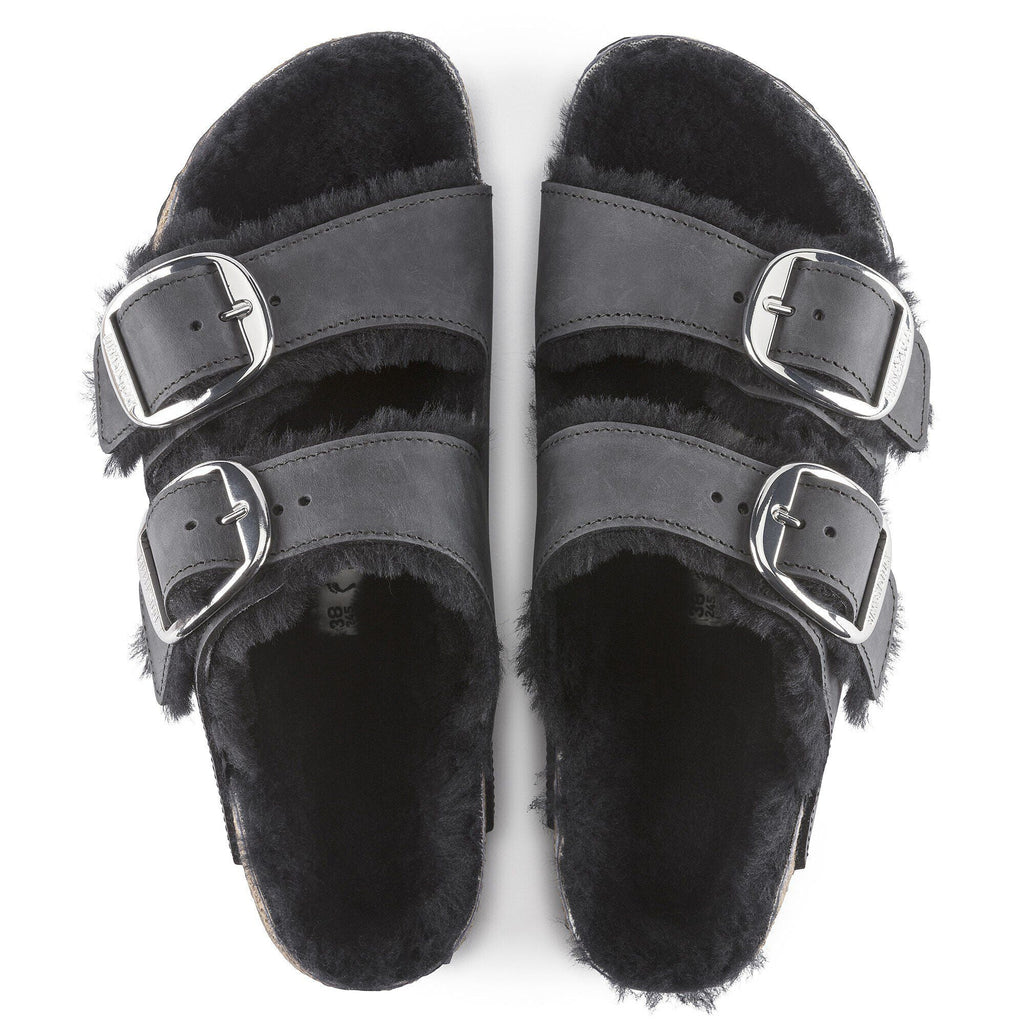 Arizona Big Buckle Shearling Natural Leather Oiled