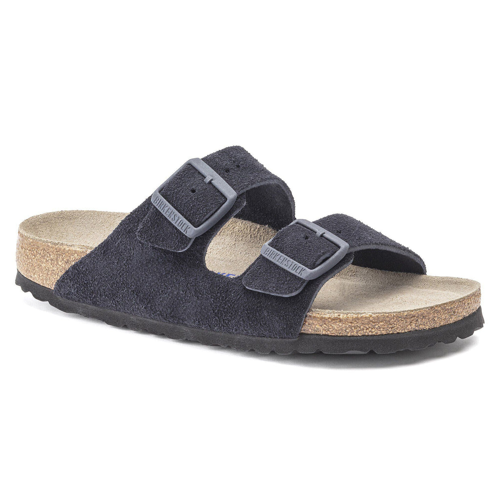 Arizona Soft Footbed Suede Leather Midnight Blue