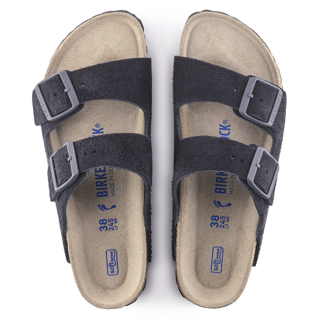 Arizona Soft Footbed Suede Leather Midnight Blue