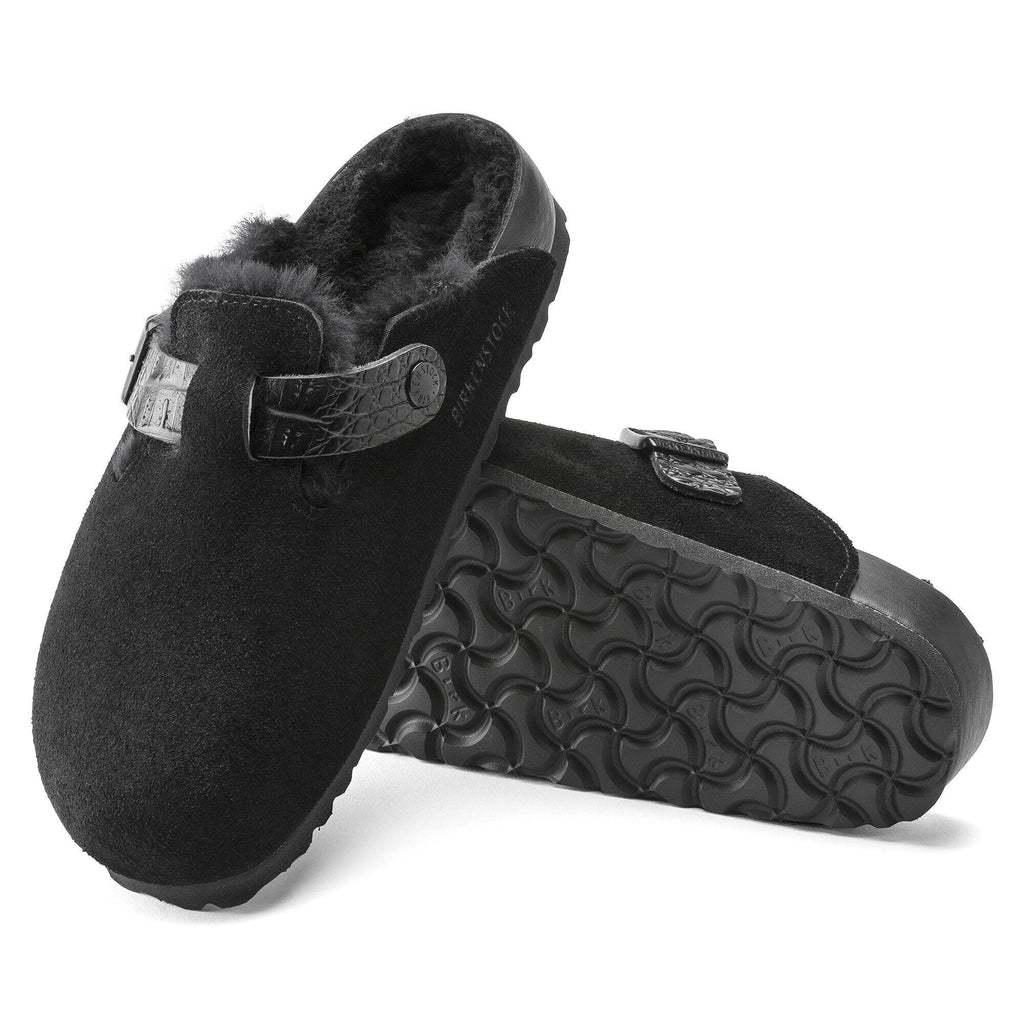 Boston Shearling Suede Leather