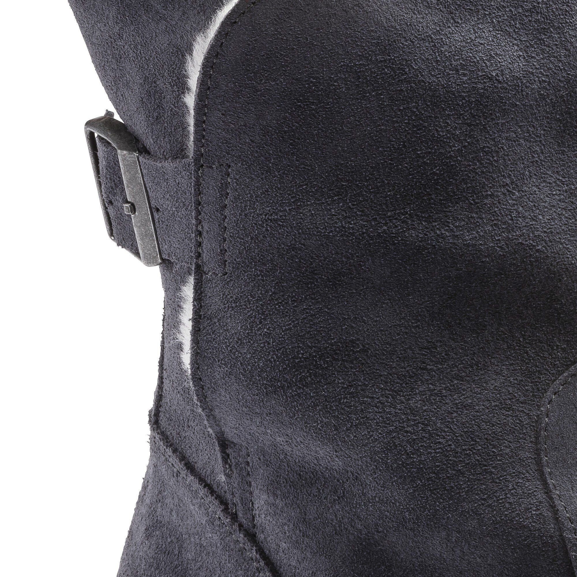 Uppsala Shearling Suede Leather Graphite