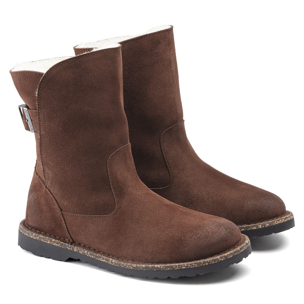 Uppsala Shearling Suede Leather Espresso