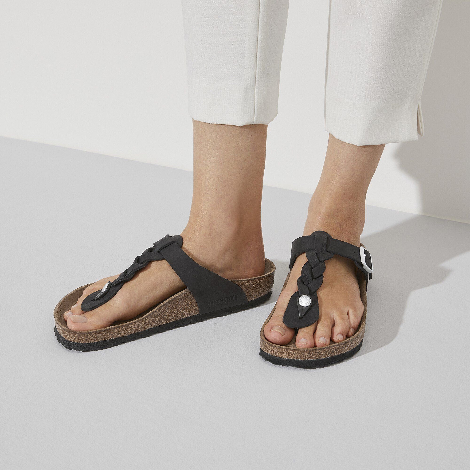 Gizeh Braided Natural Leather Oiled