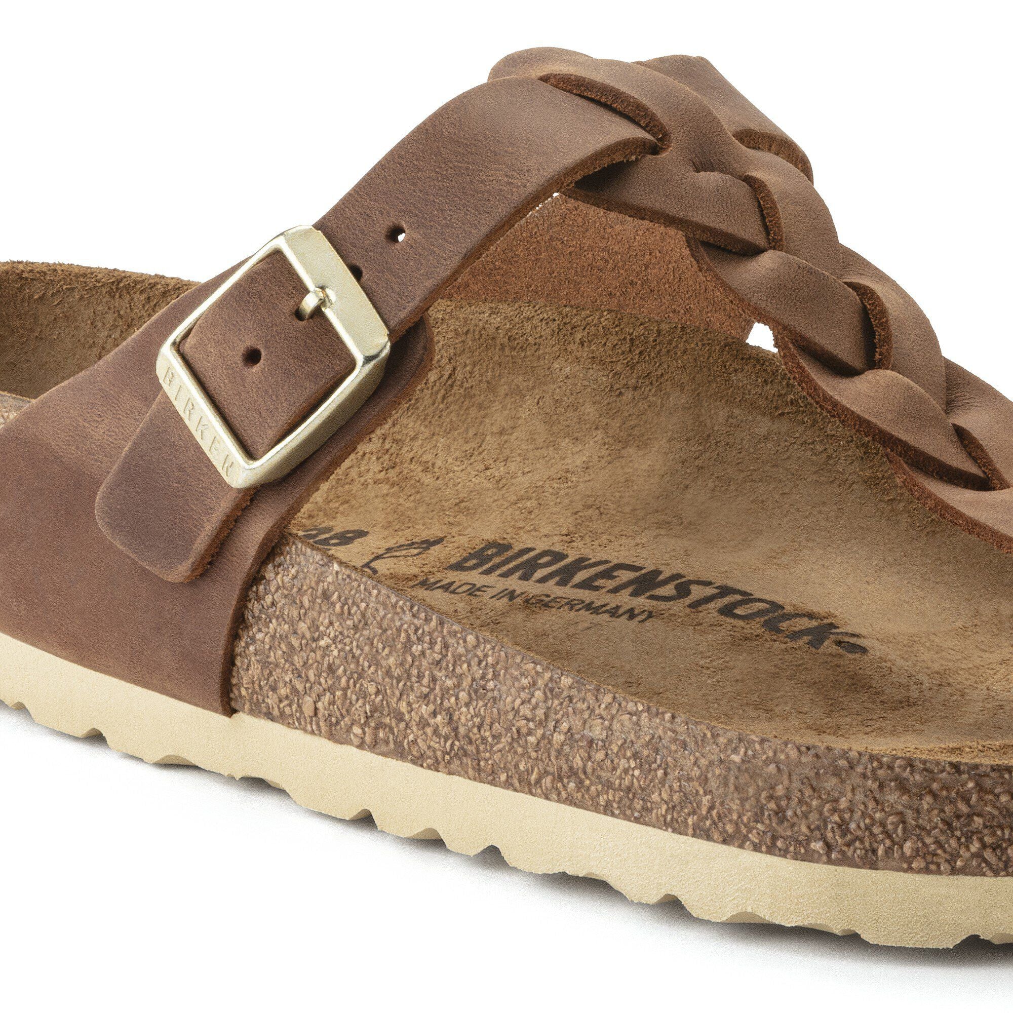 Gizeh Braided Natural Leather Oiled