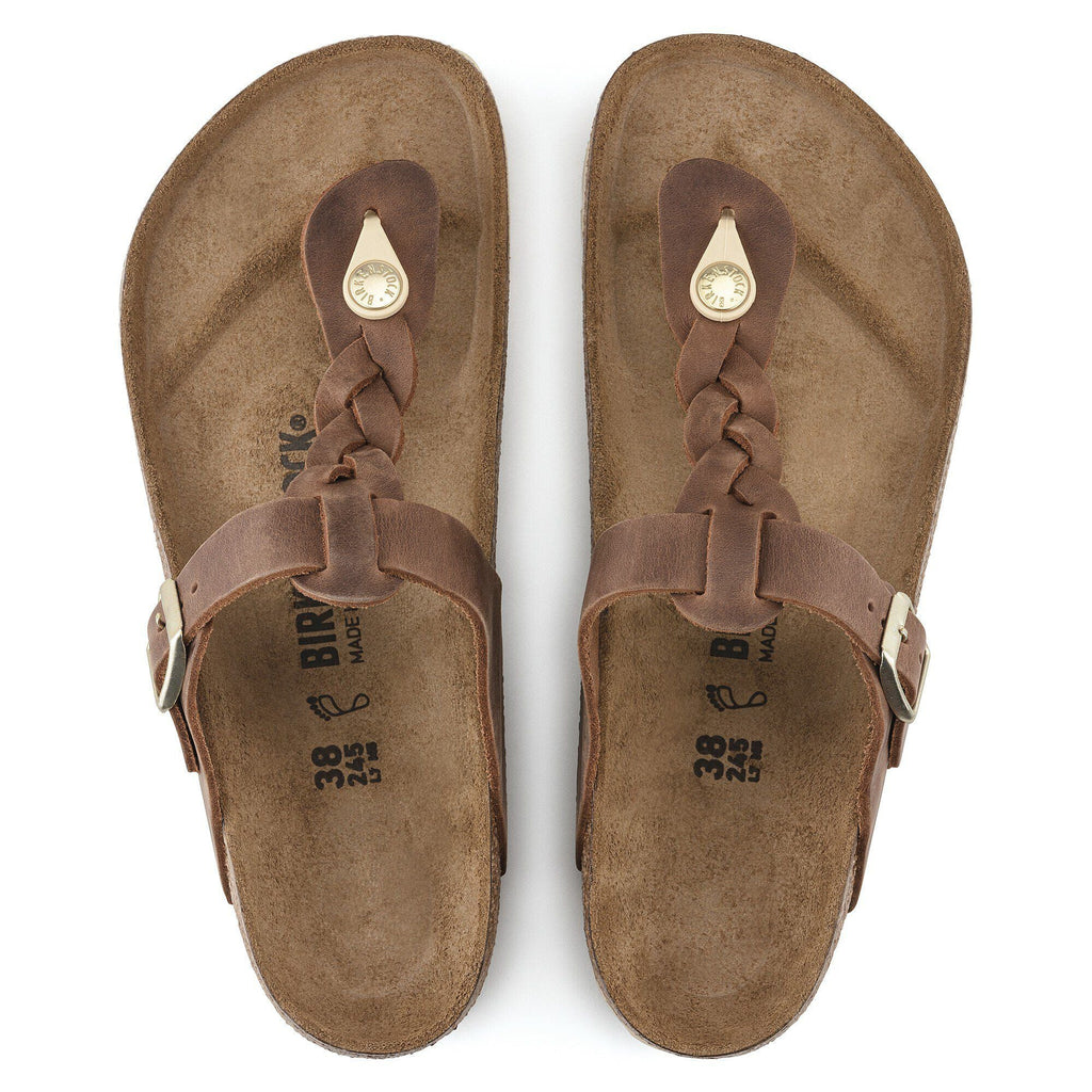 Gizeh Braided Natural Leather Oiled