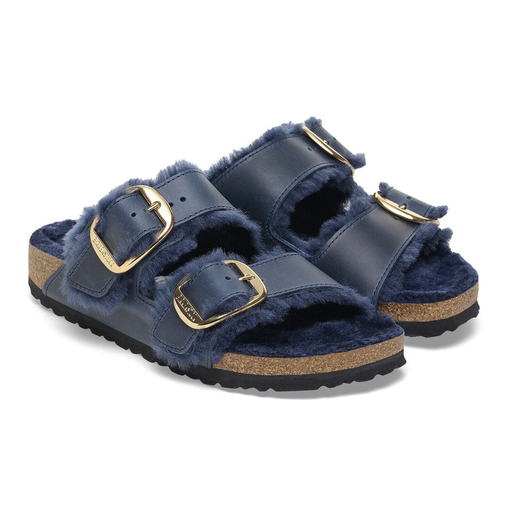 Arizona Big Buckle Shearling Natural Leather Oiled