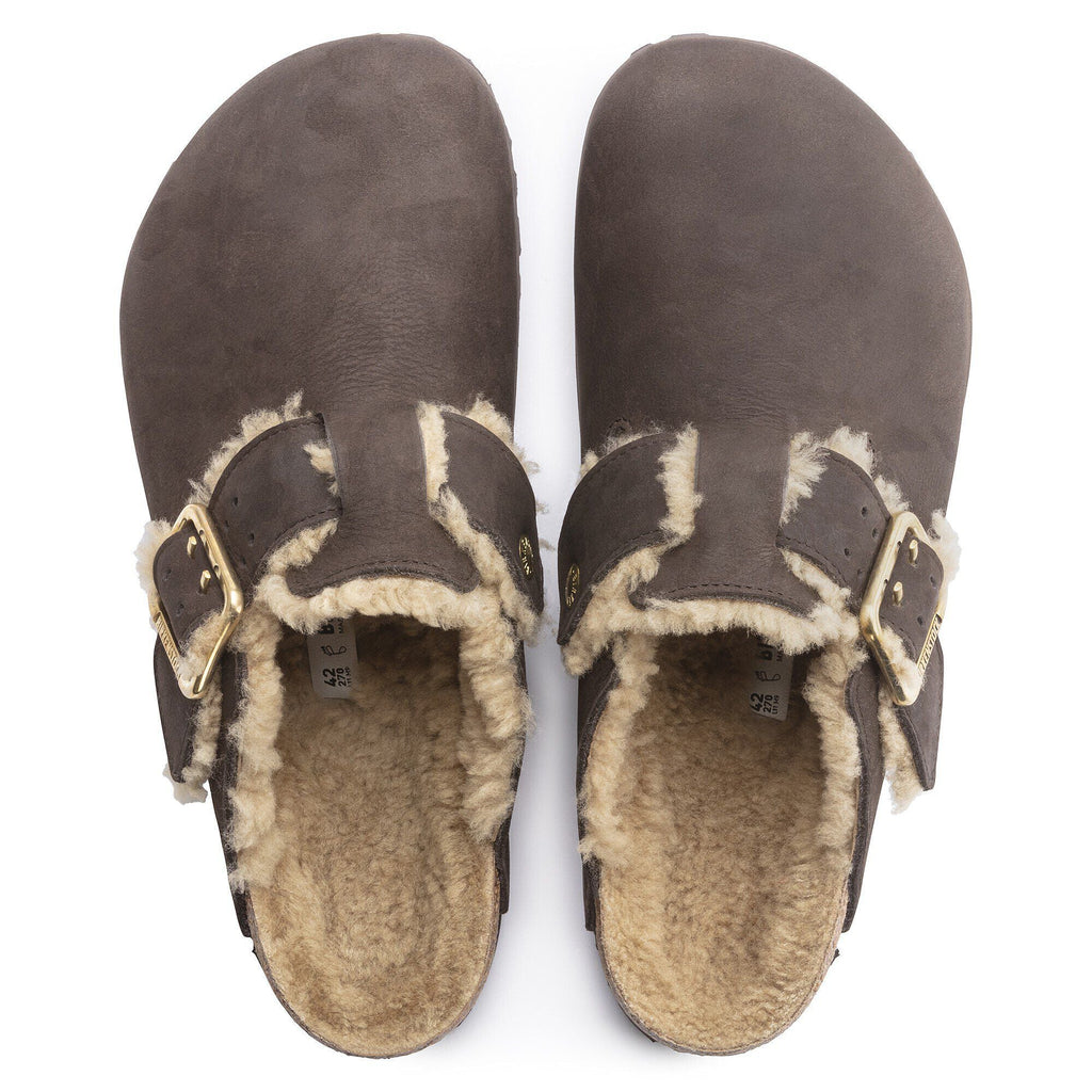 Boston Bold Shearling Leather Espresso