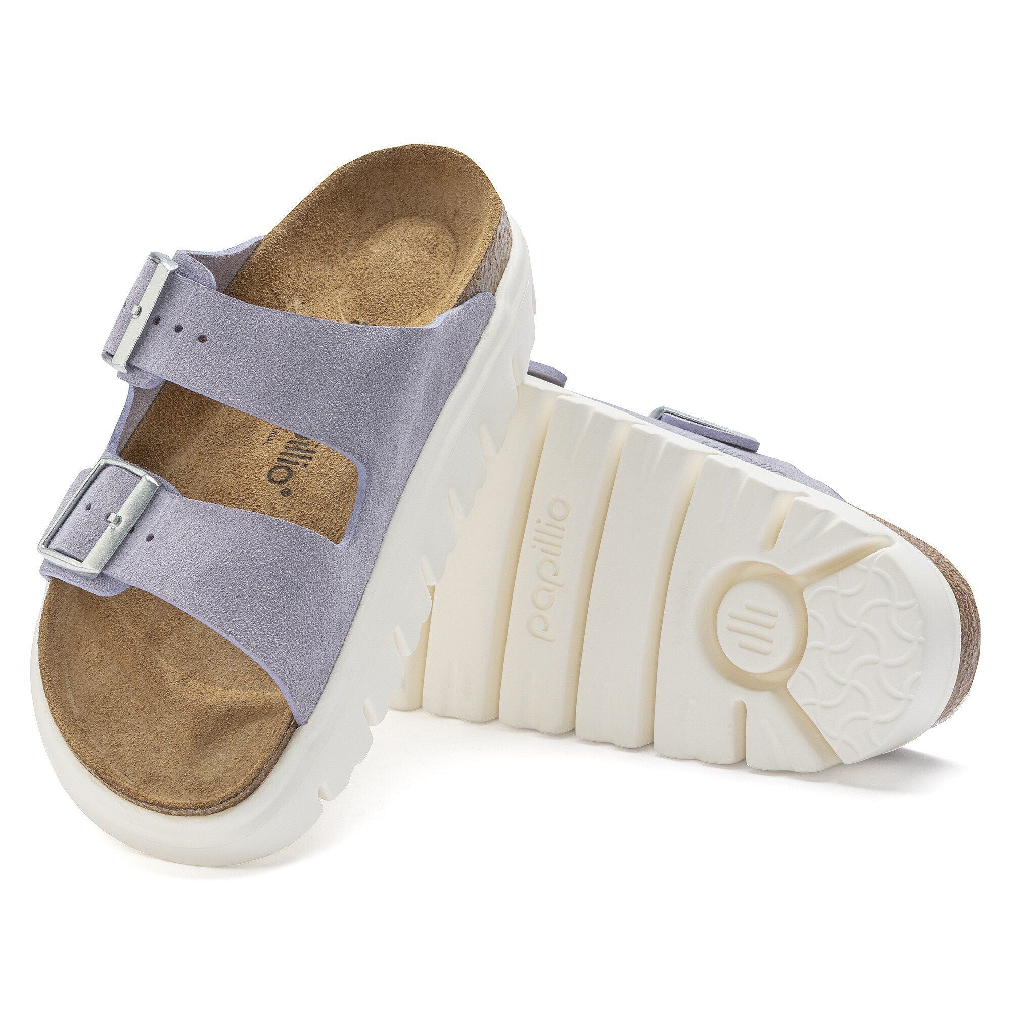 Arizona Chunky Suede Leather Purple Fog