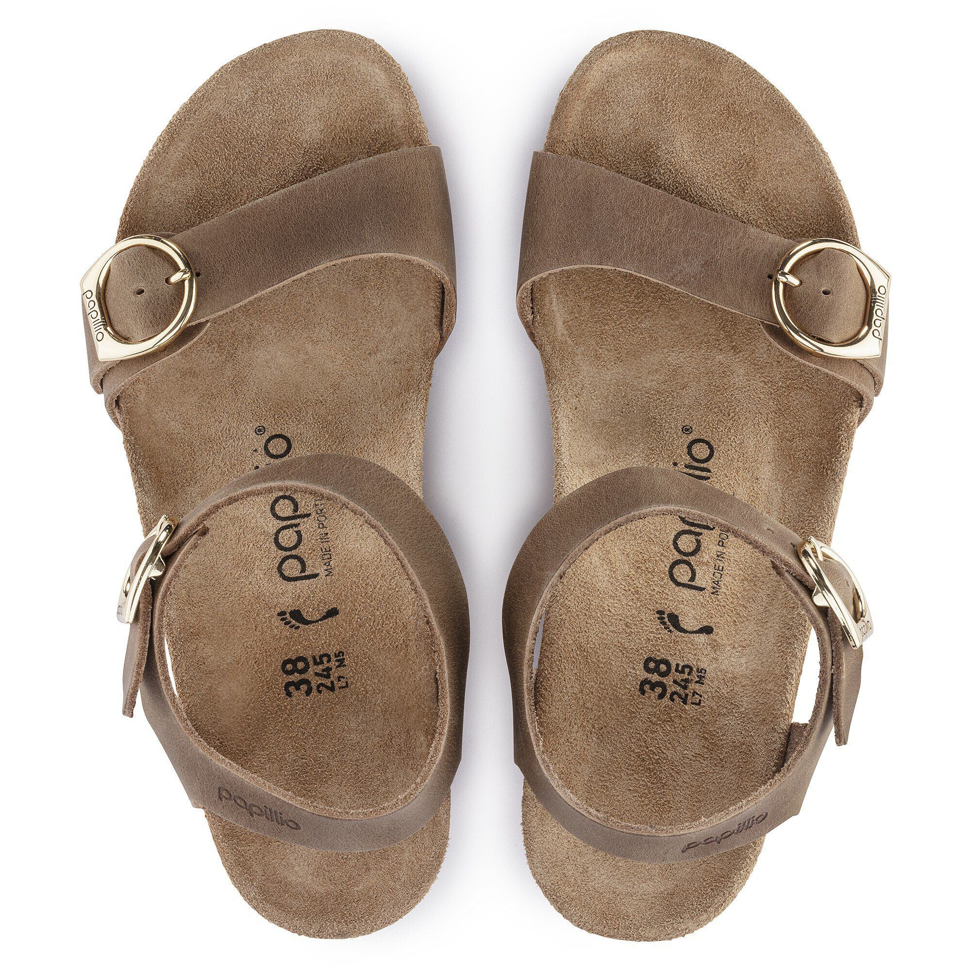 Soley Ring-Buckle Natural Leather