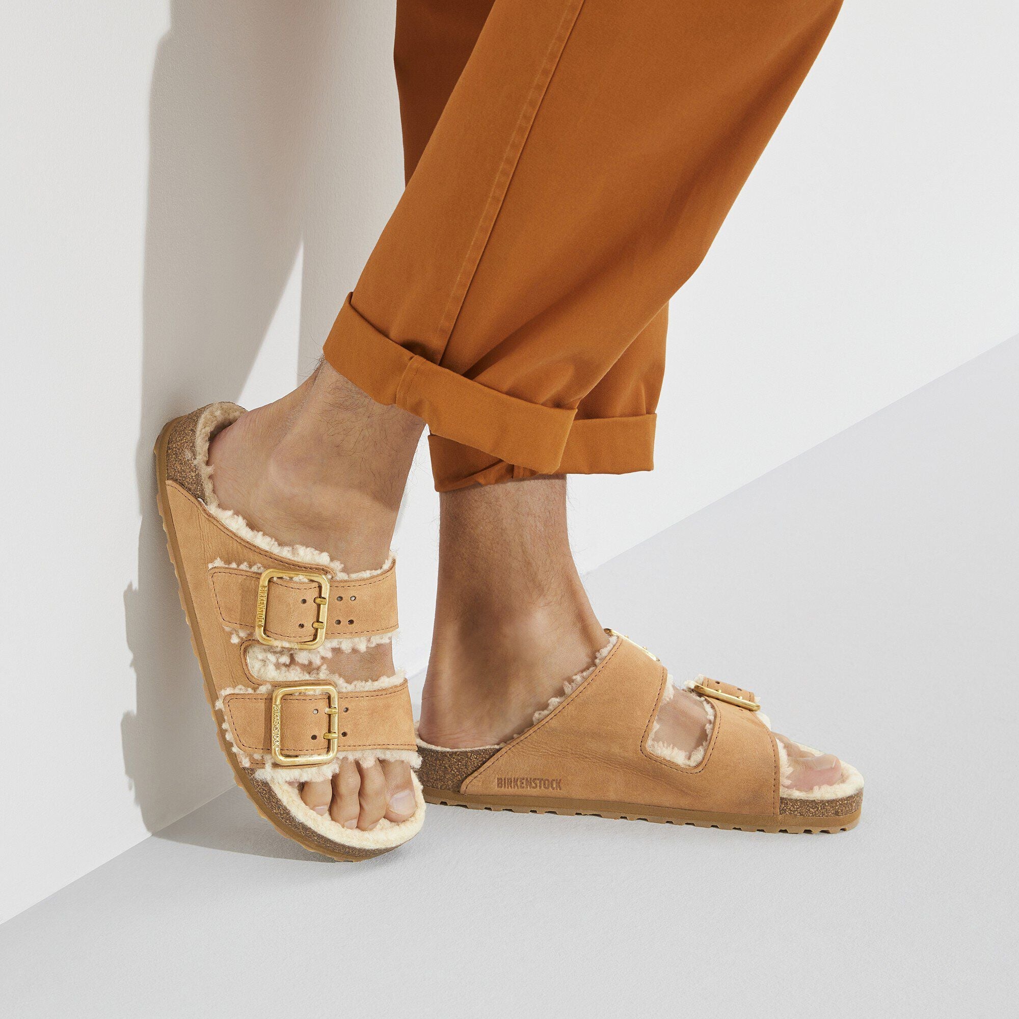 Arizona Bold Shearling Natural Leather