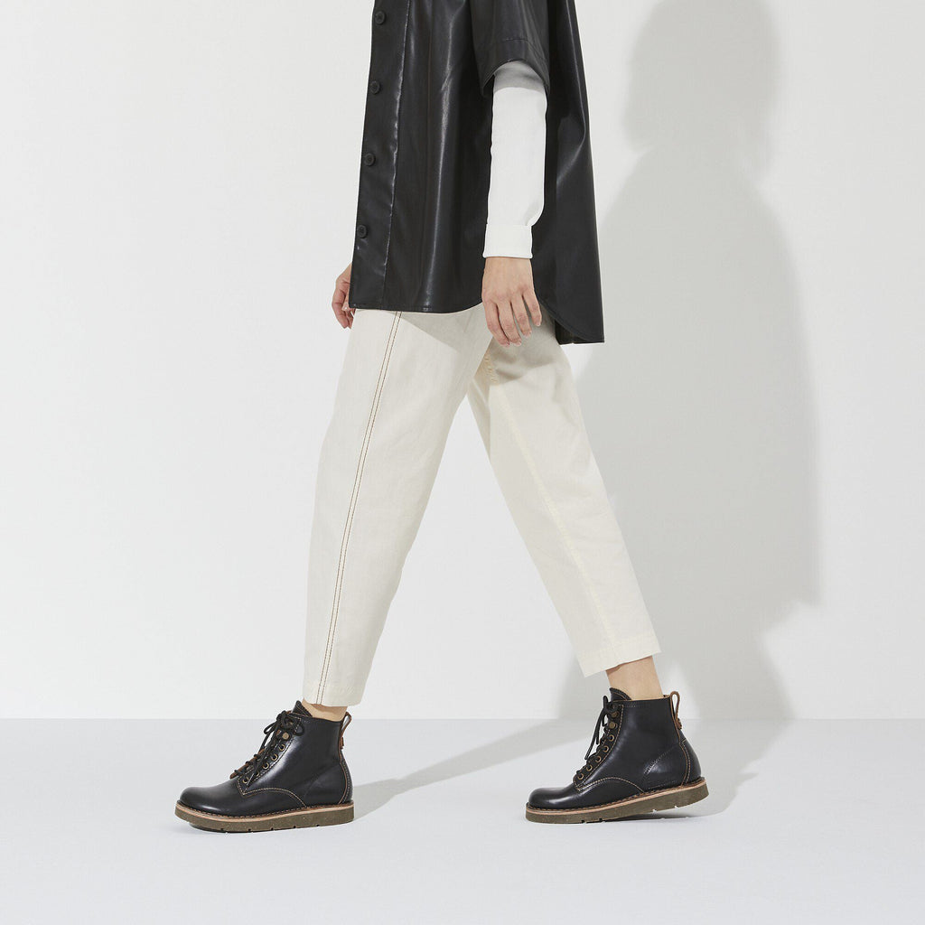 Birmingham Lace Women Natural Leather Oiled
