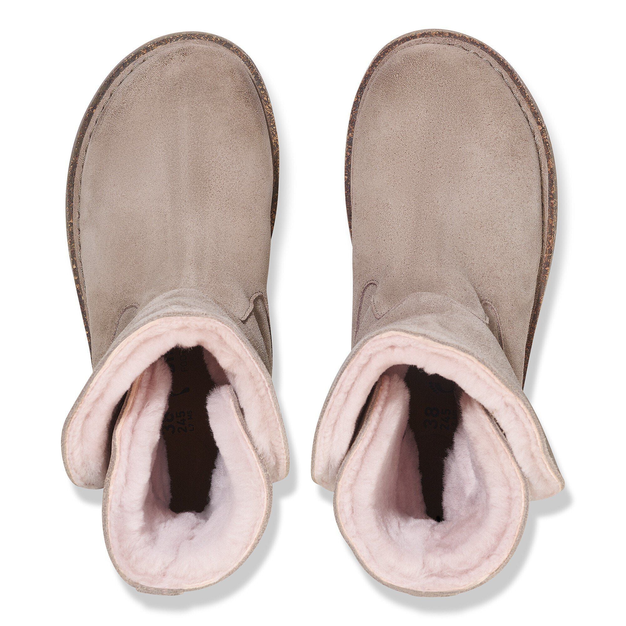 Uppsala Shearling Suede Leather