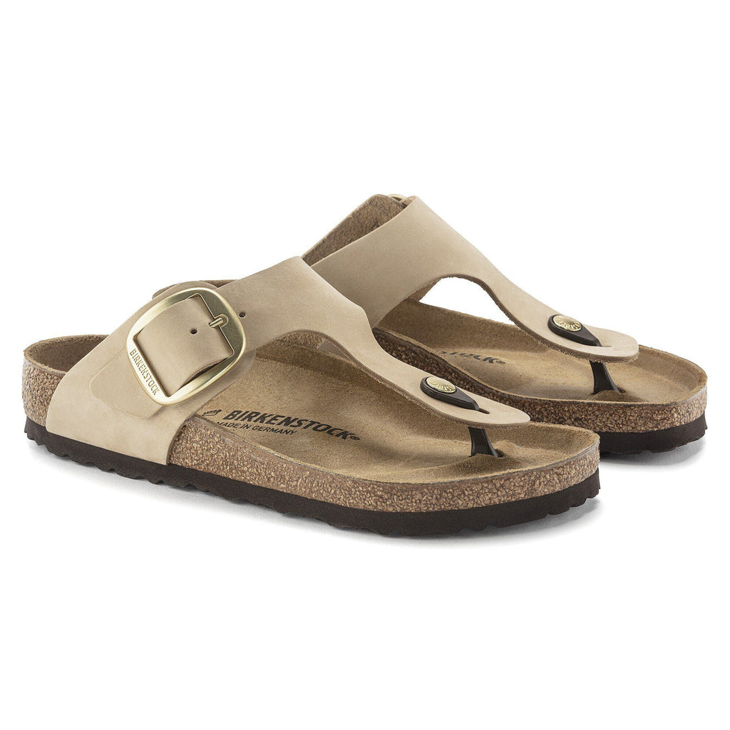 Gizeh Big Buckle Nubuck Leather