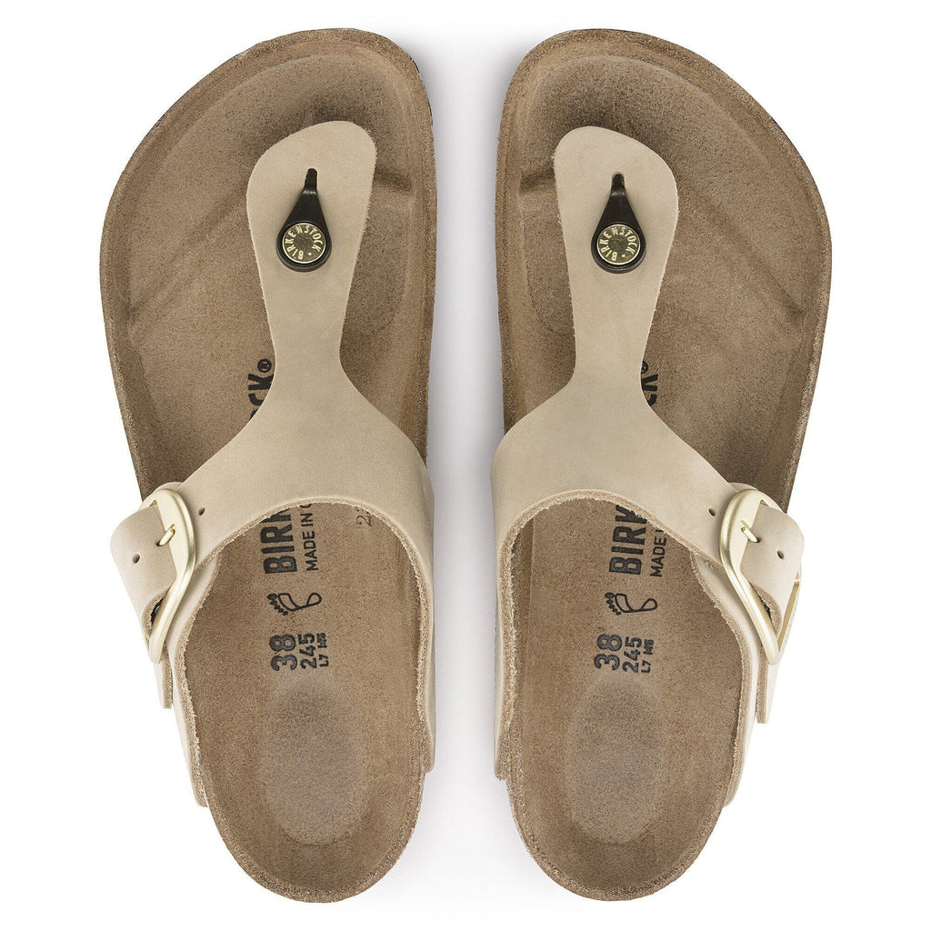 Gizeh Big Buckle Nubuck Leather