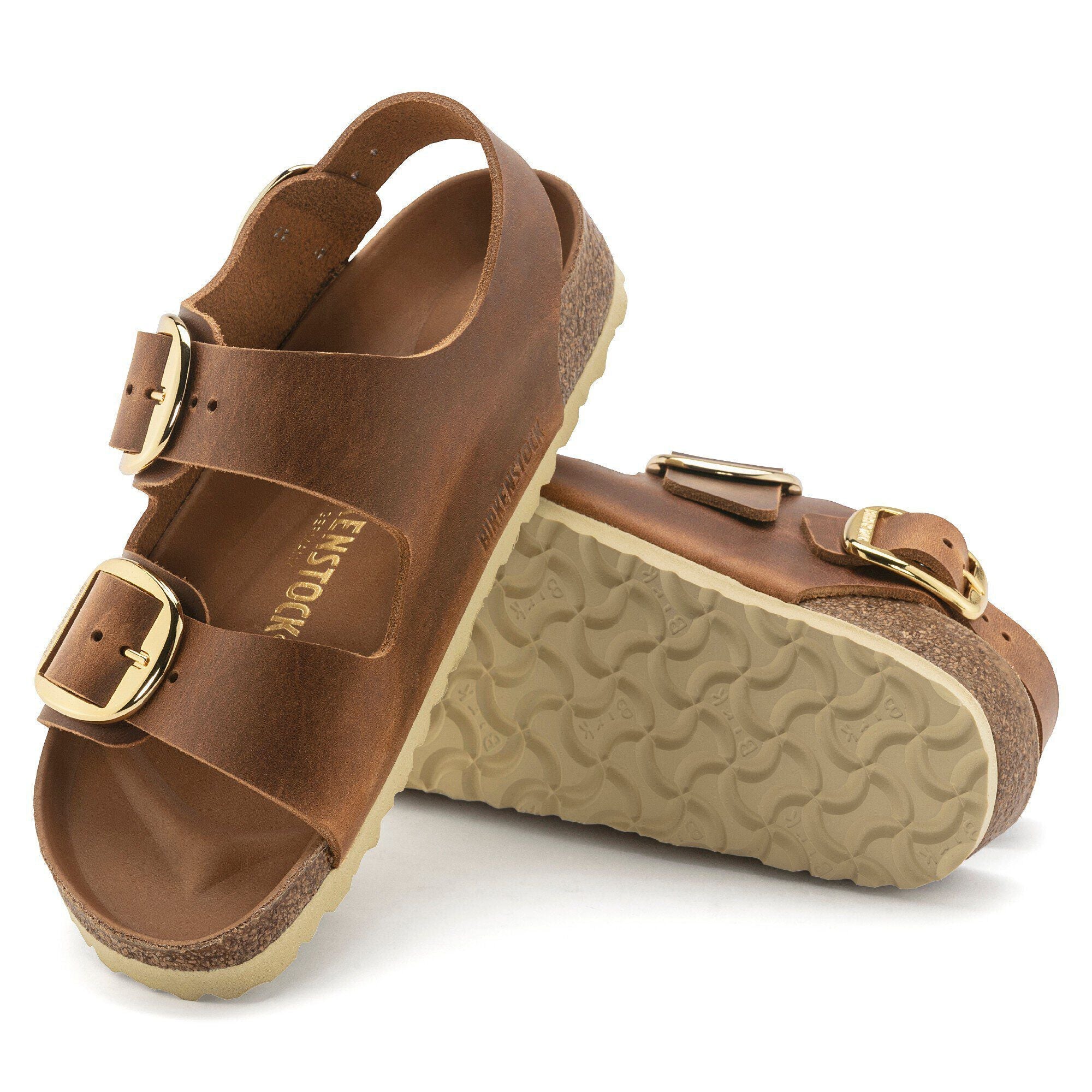 Milano Big Buckle Natural Leather Oiled