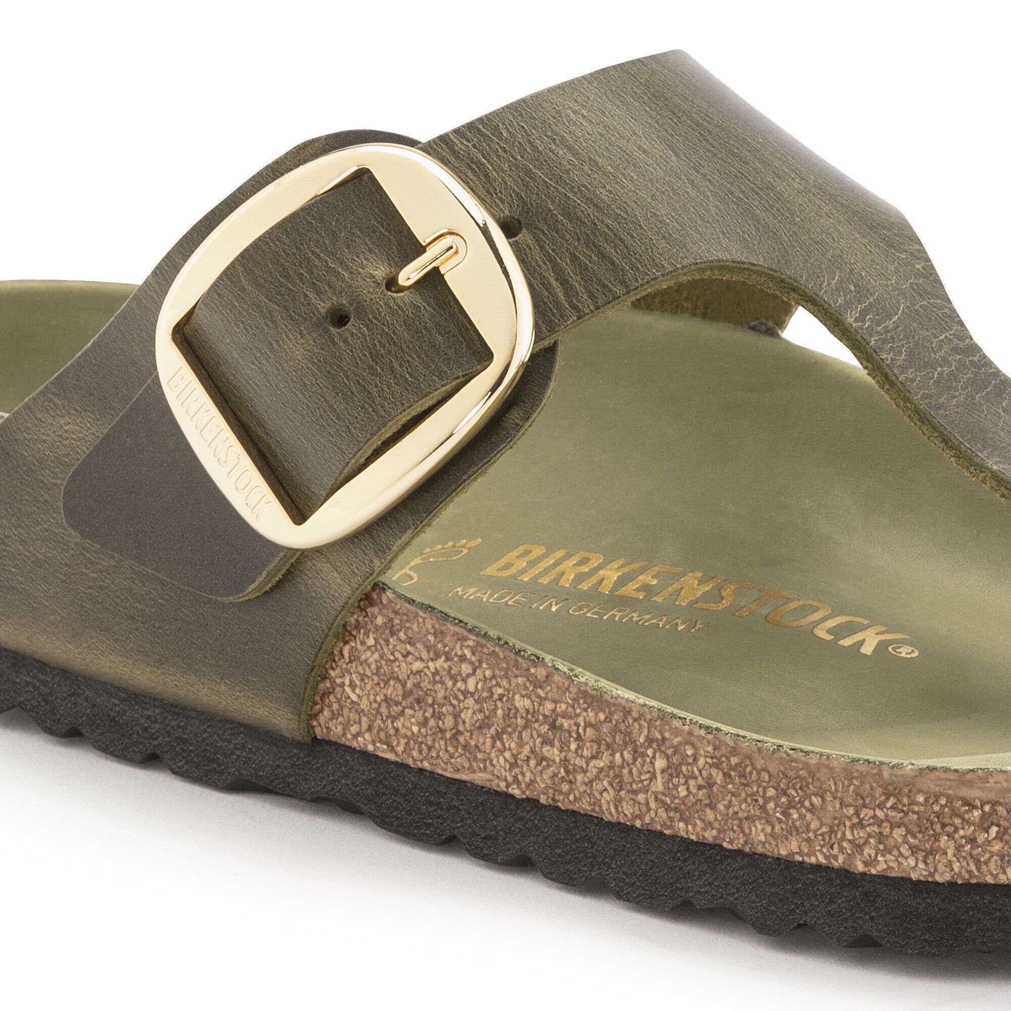 Gizeh Big Buckle Natural Leather Oiled