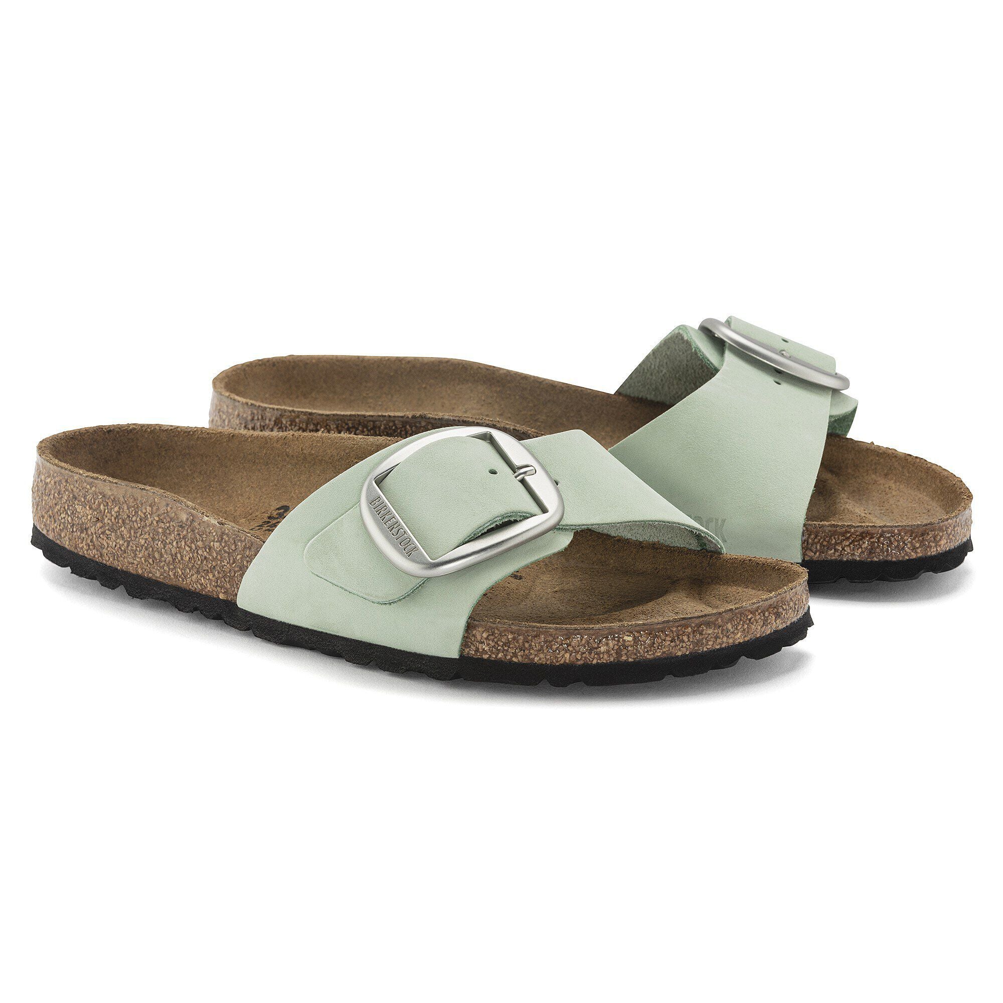 Madrid Big Buckle Nubuck Leather