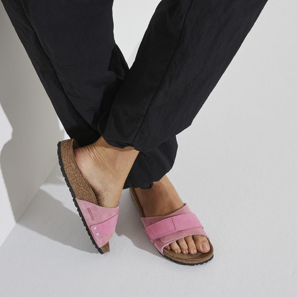 Oita Nubuck-Suede Leather Candy Pink