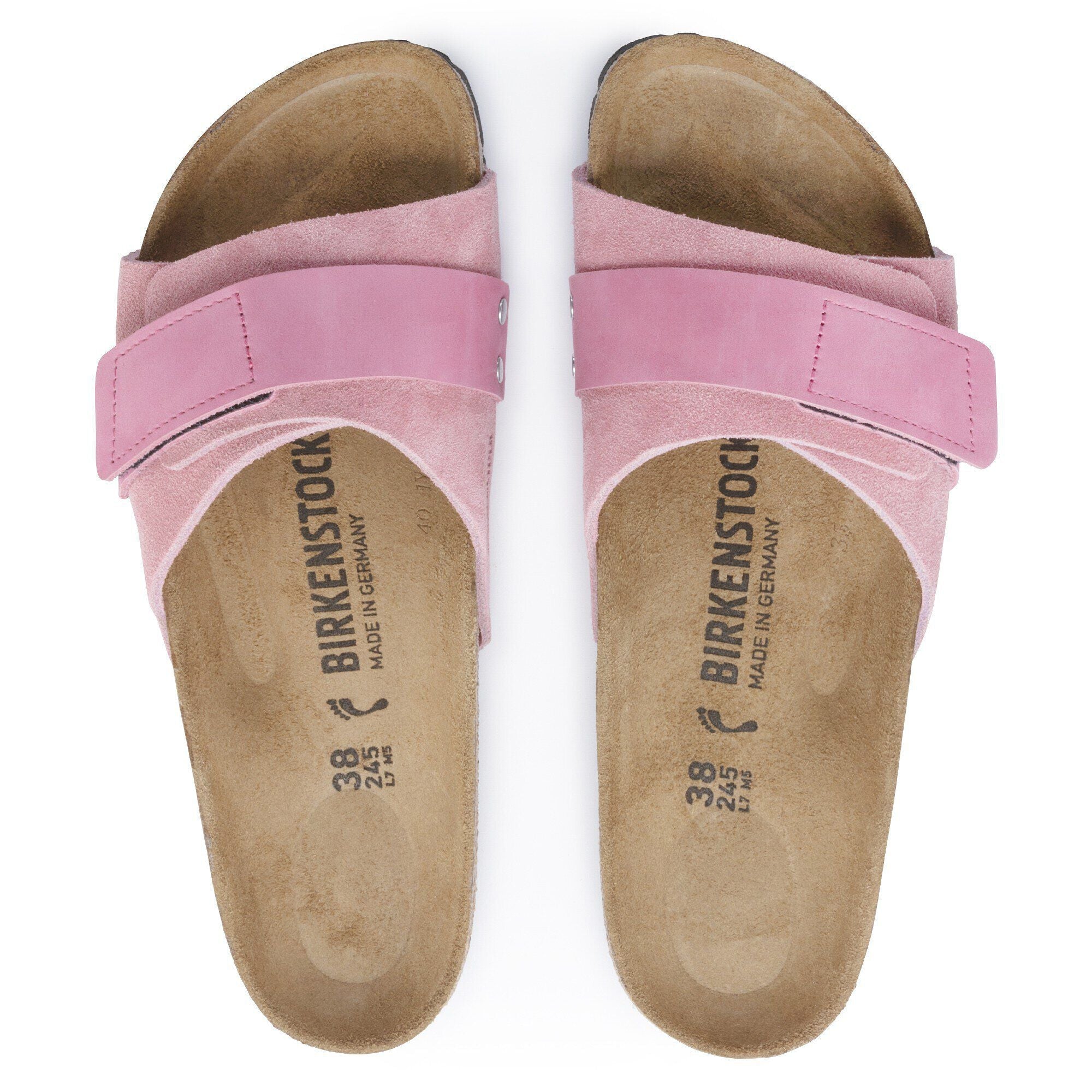 Oita Nubuck-Suede Leather Candy Pink