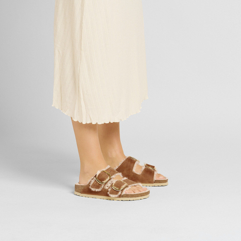 Arizona Big Buckle Shearling Natural Leather Oiled