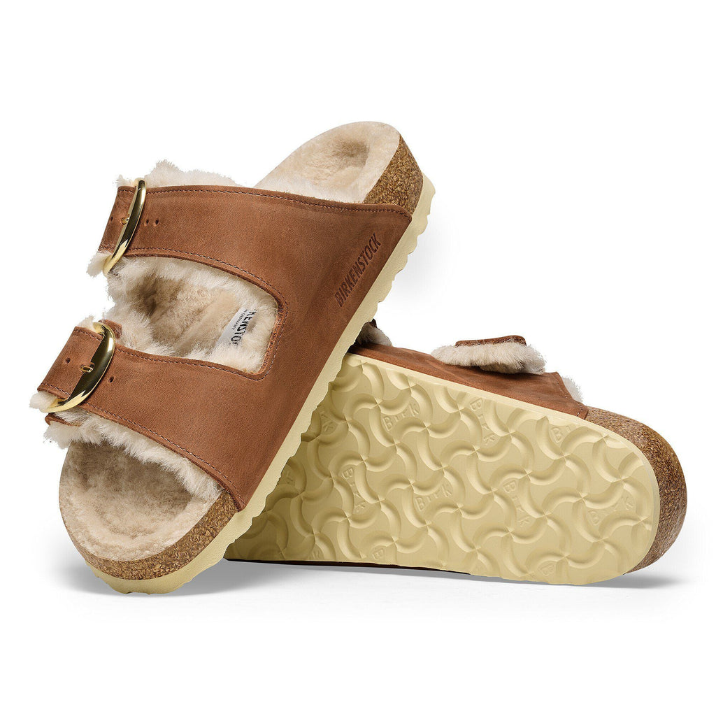 Arizona Big Buckle Shearling Natural Leather Oiled