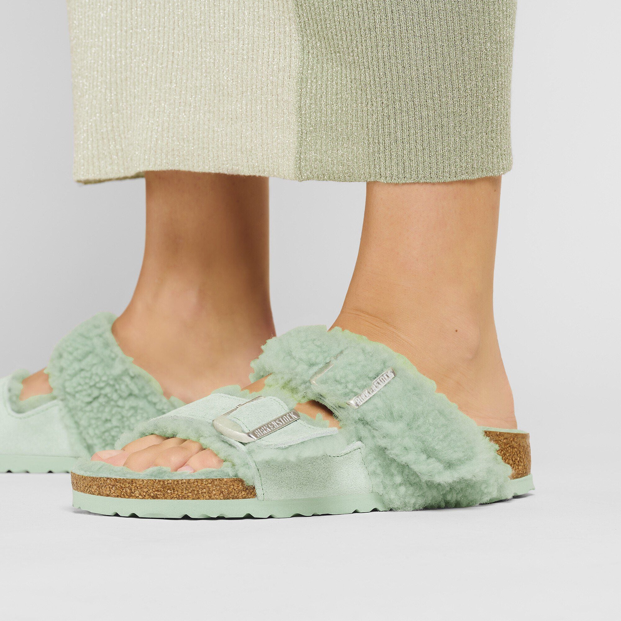 Arizona Teddy Split Suede Leather/Fur