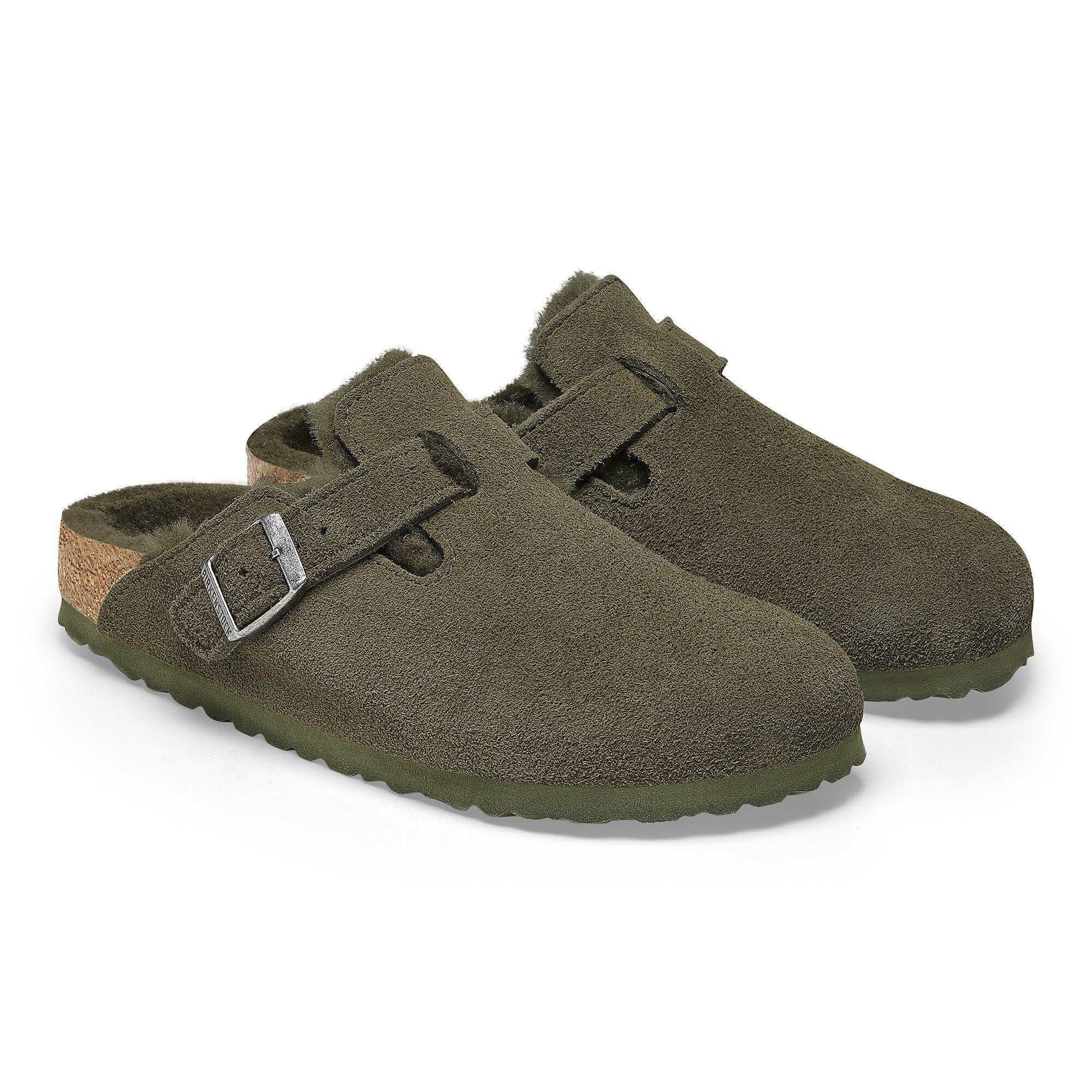 Boston Shearling Suede Leather