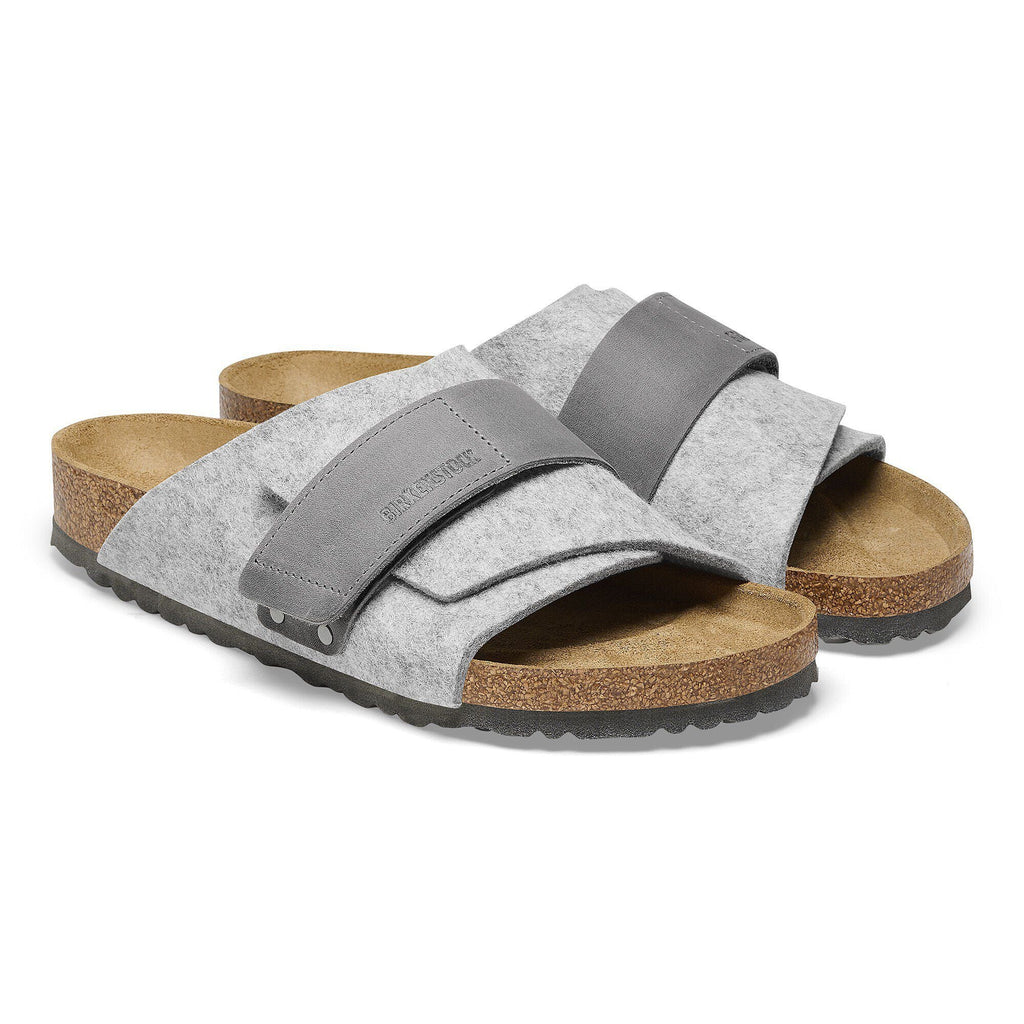 Kyoto Leather/Textile/Felt Light Gray