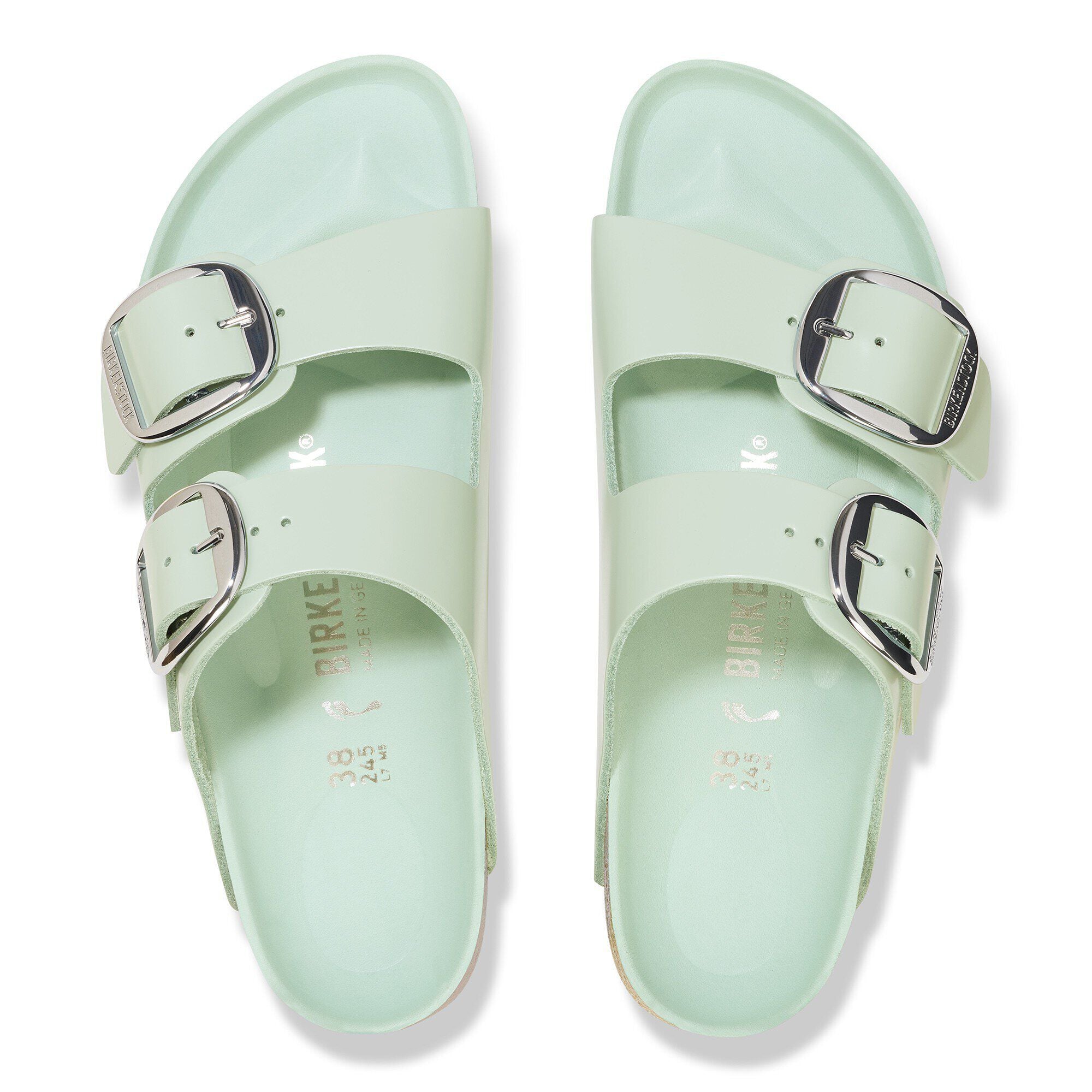 Arizona Big Buckle Natural Leather Patent