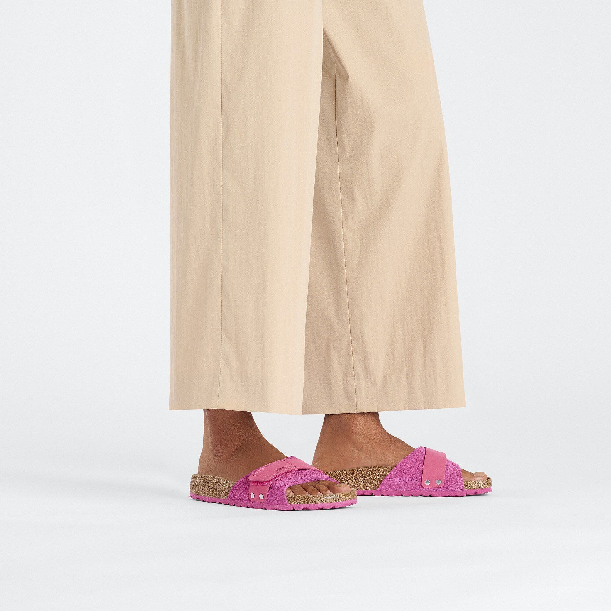 Oita Nubuck-Suede Leather Fuchsia Tulip