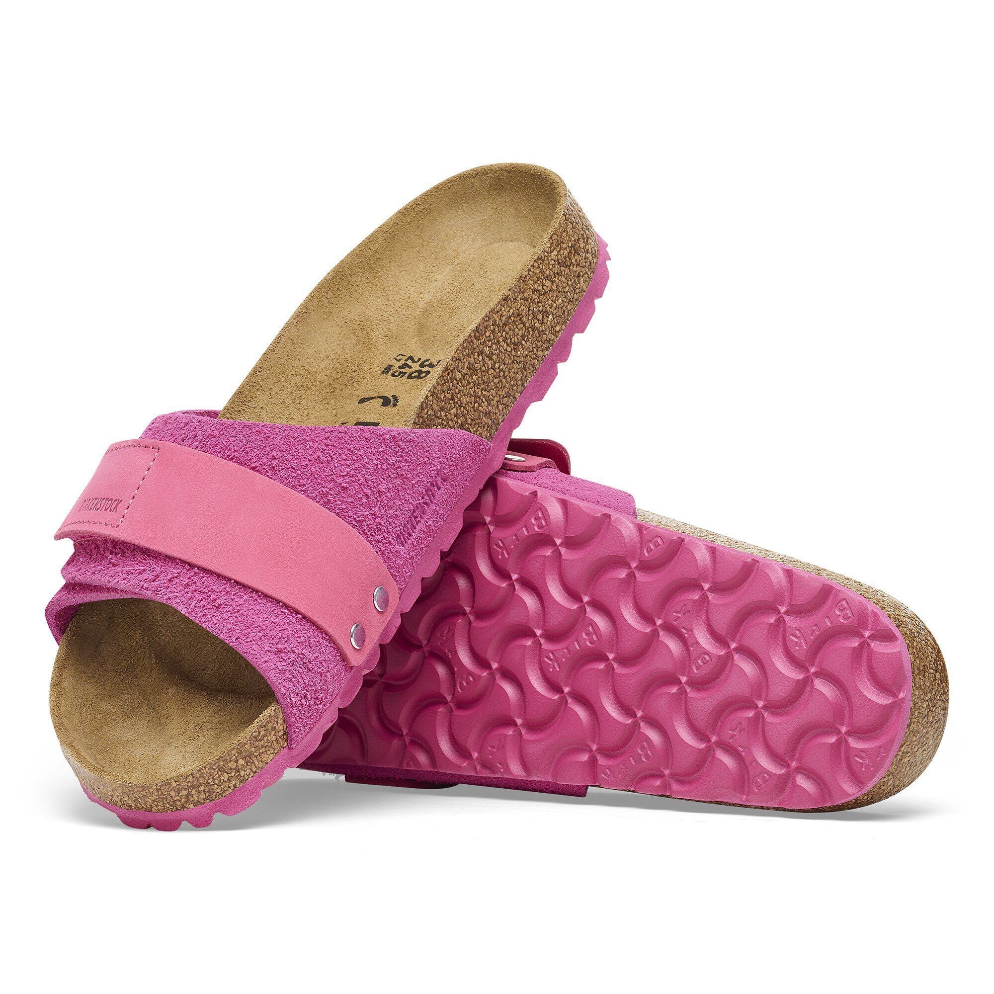 Oita Nubuck-Suede Leather Fuchsia Tulip