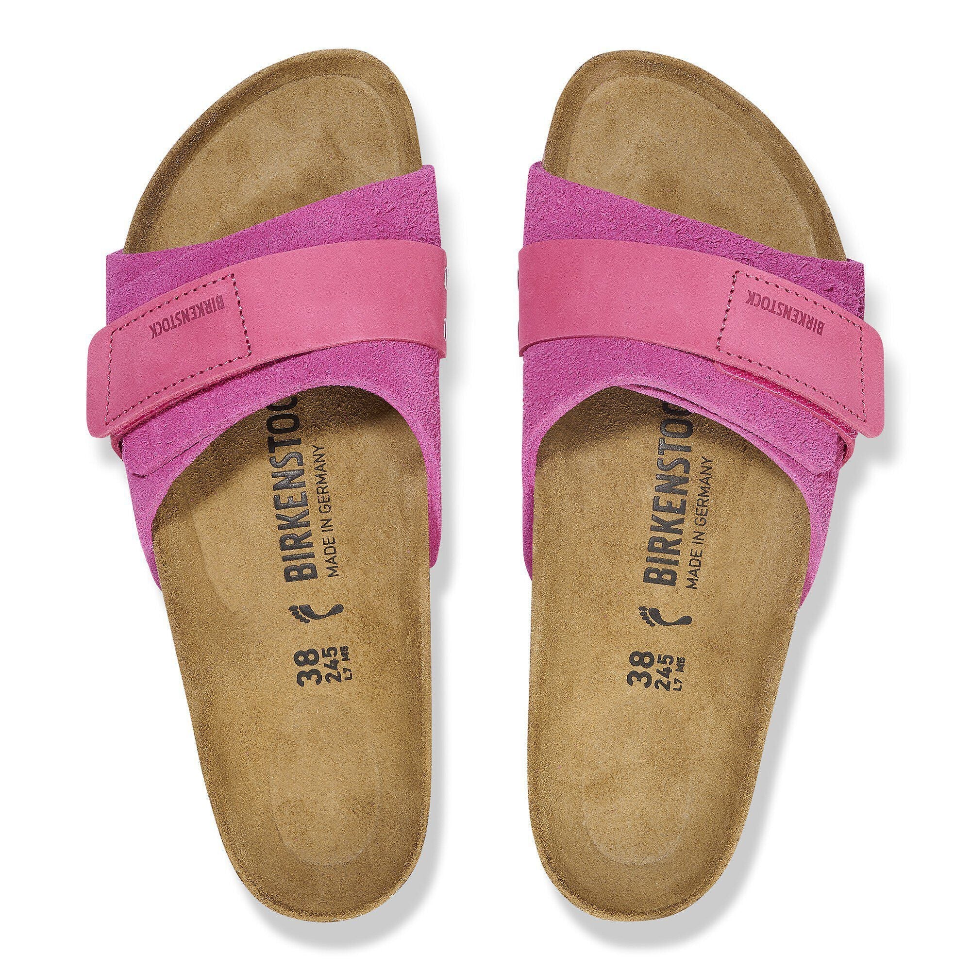 Oita Nubuck-Suede Leather Fuchsia Tulip