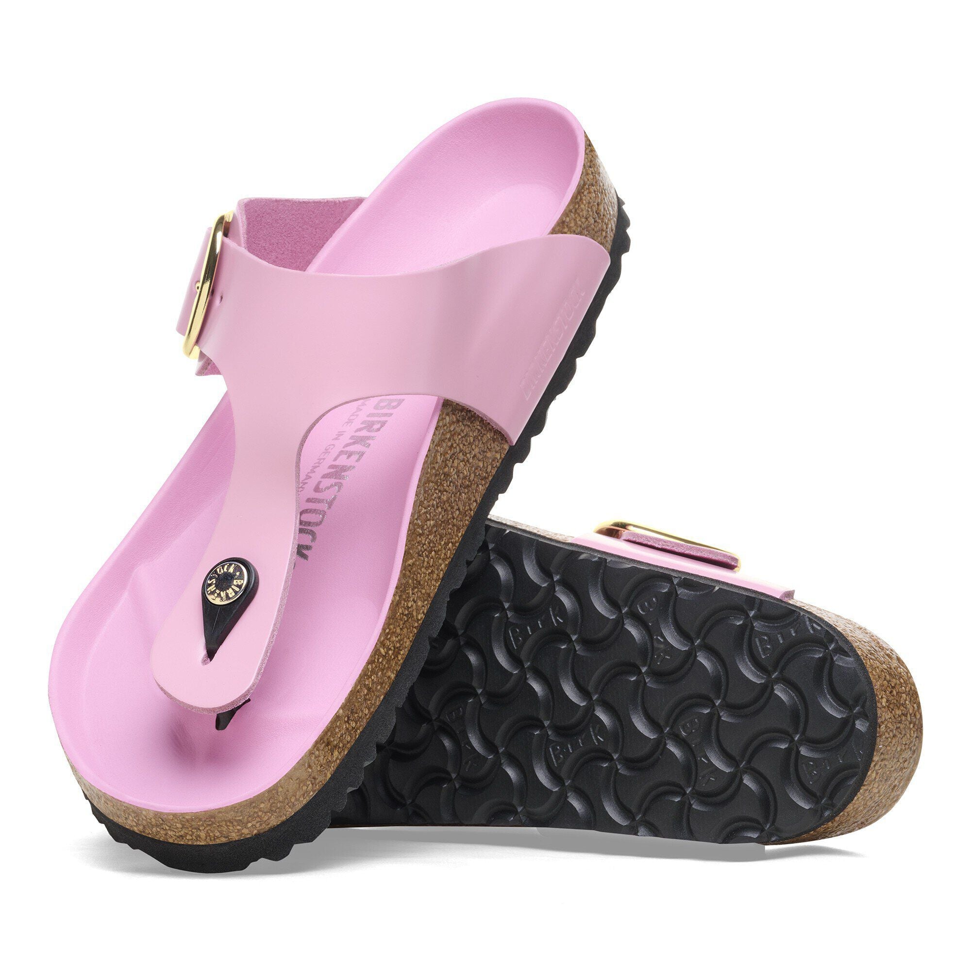 Gizeh Big Buckle Natural Leather Patent