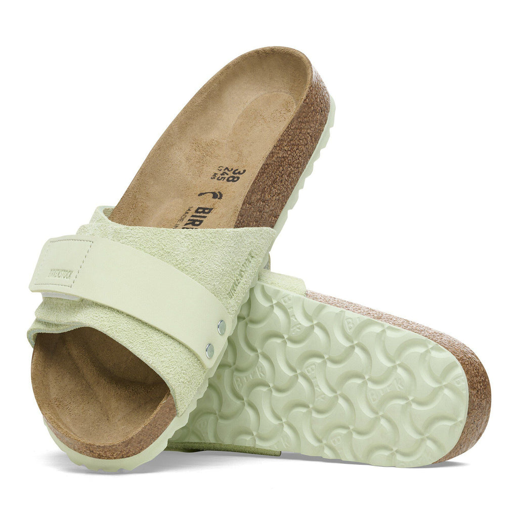 Oita Nubuck-Suede Leather Faded Lime