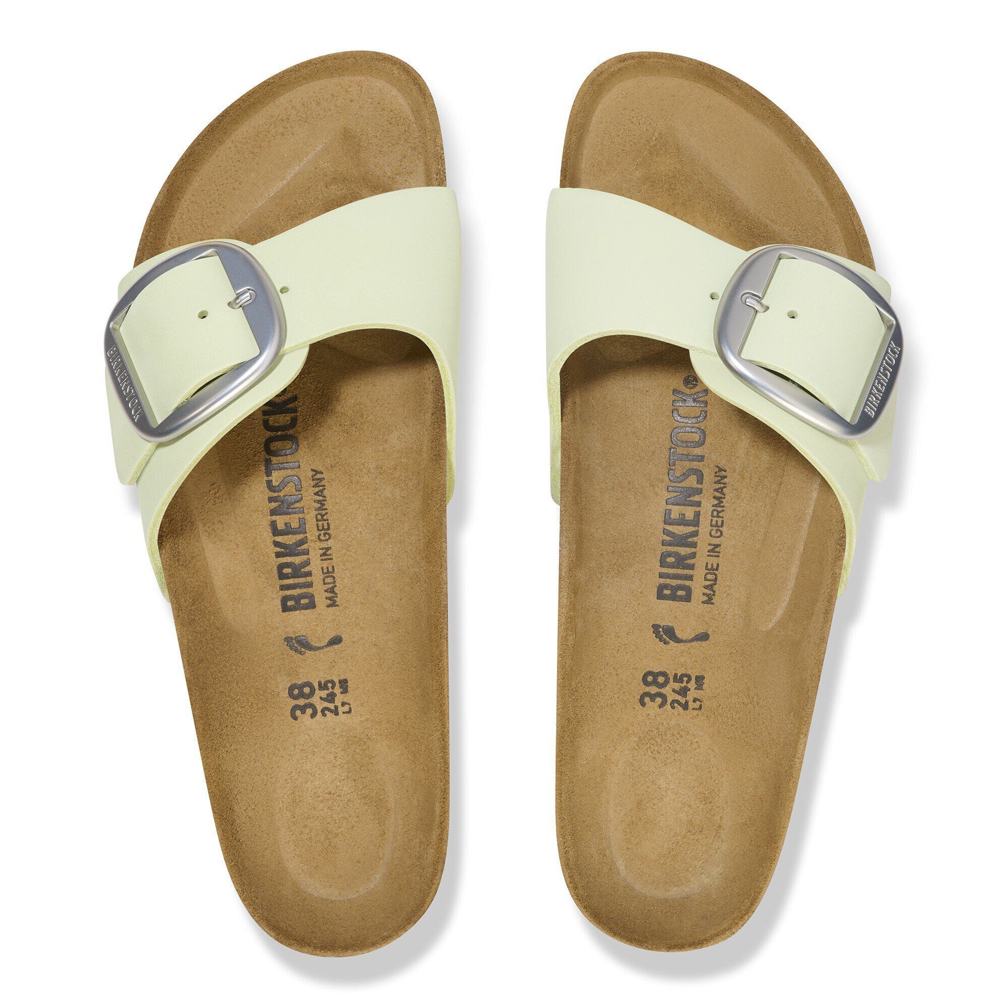 Madrid Big Buckle Nubuck Leather