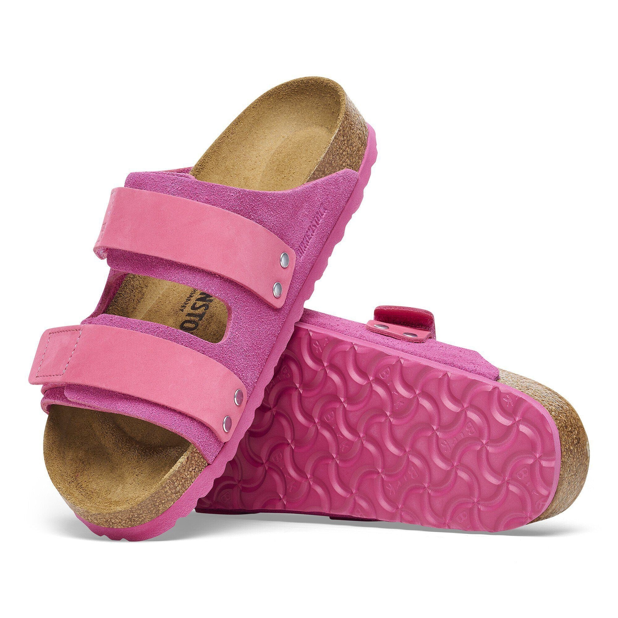 Uji Nubuck-Suede Leather Fuchsia Tulip