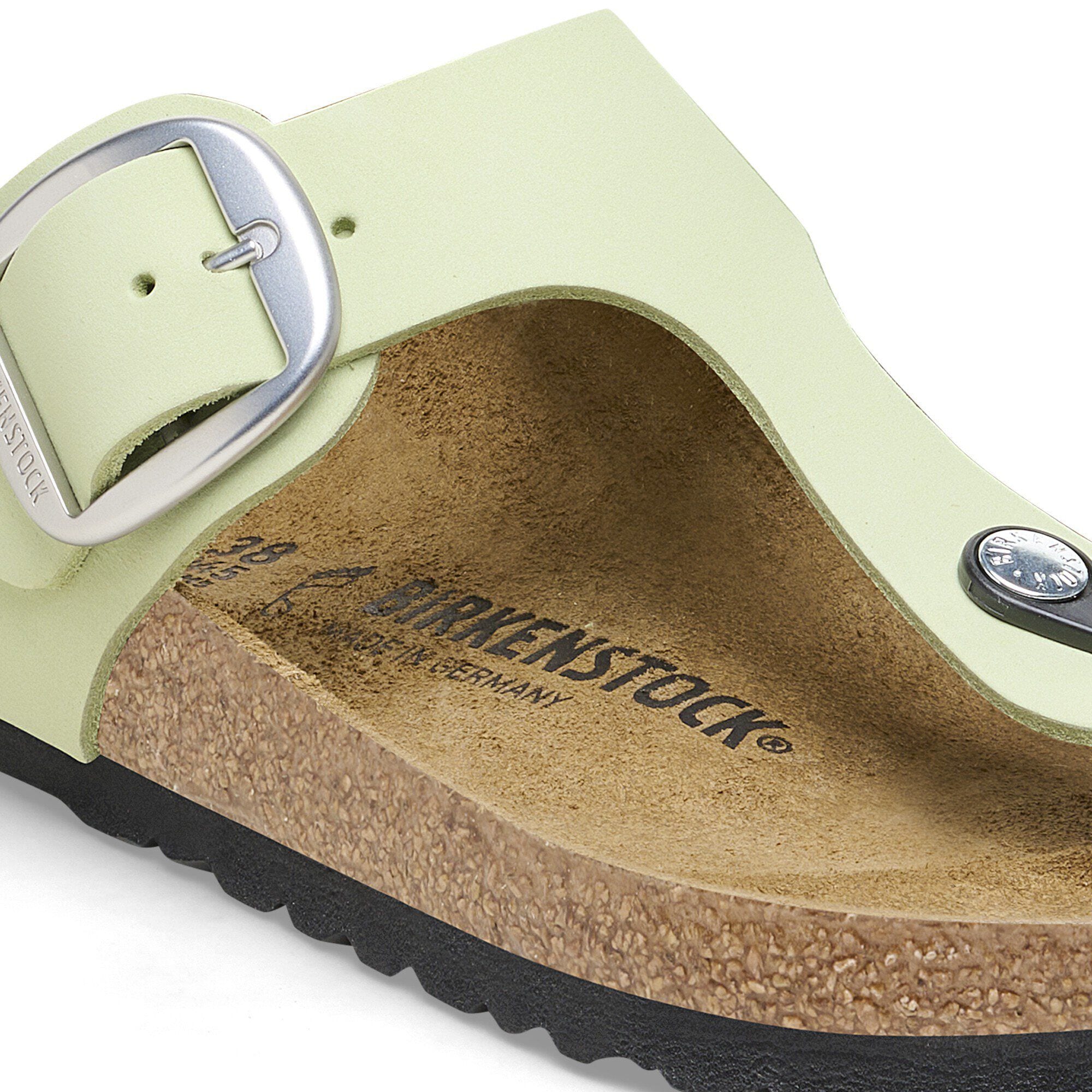 Gizeh Big Buckle Nubuck Leather